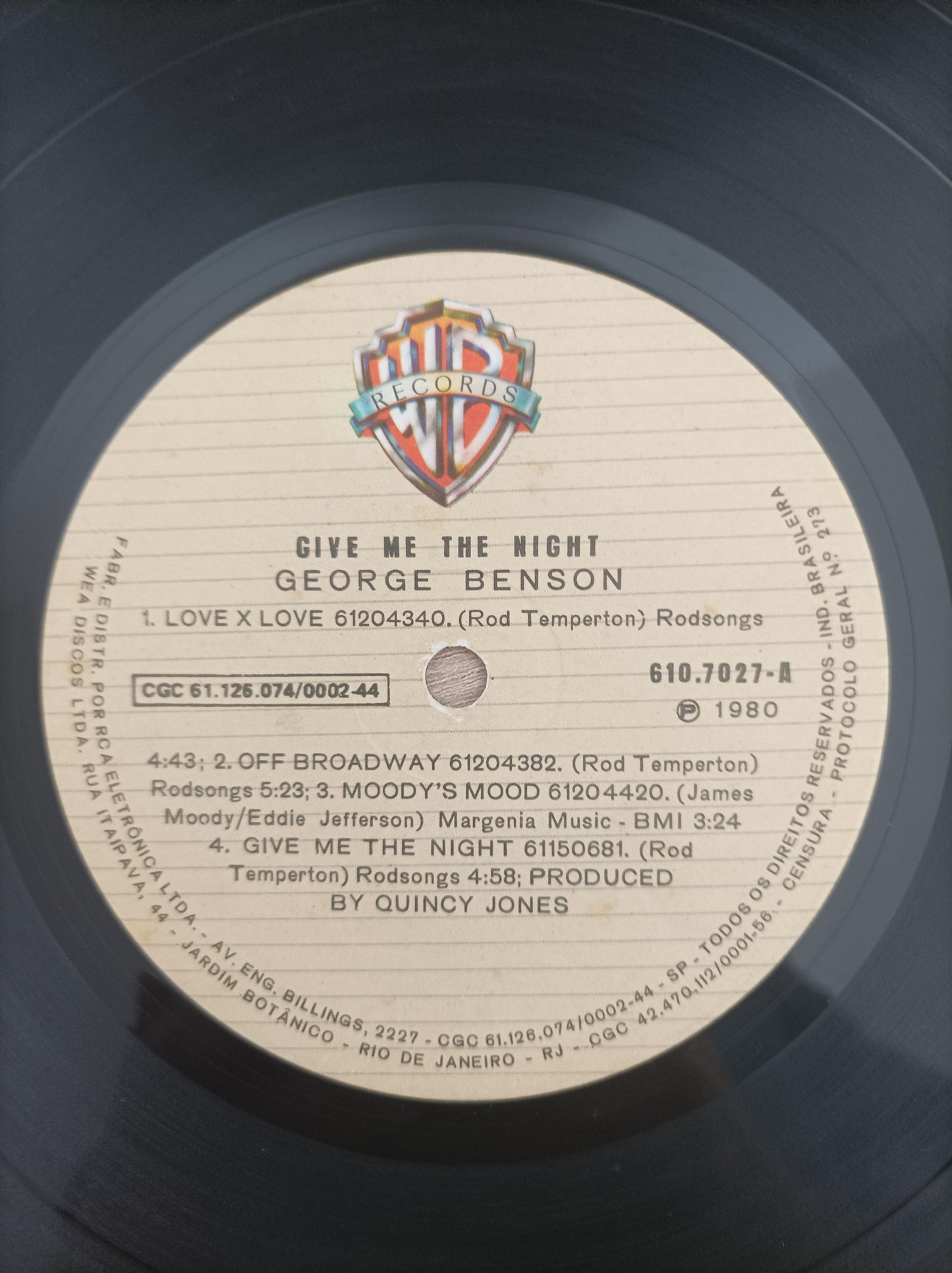 Lp Vinil George Benson Give Me The Night