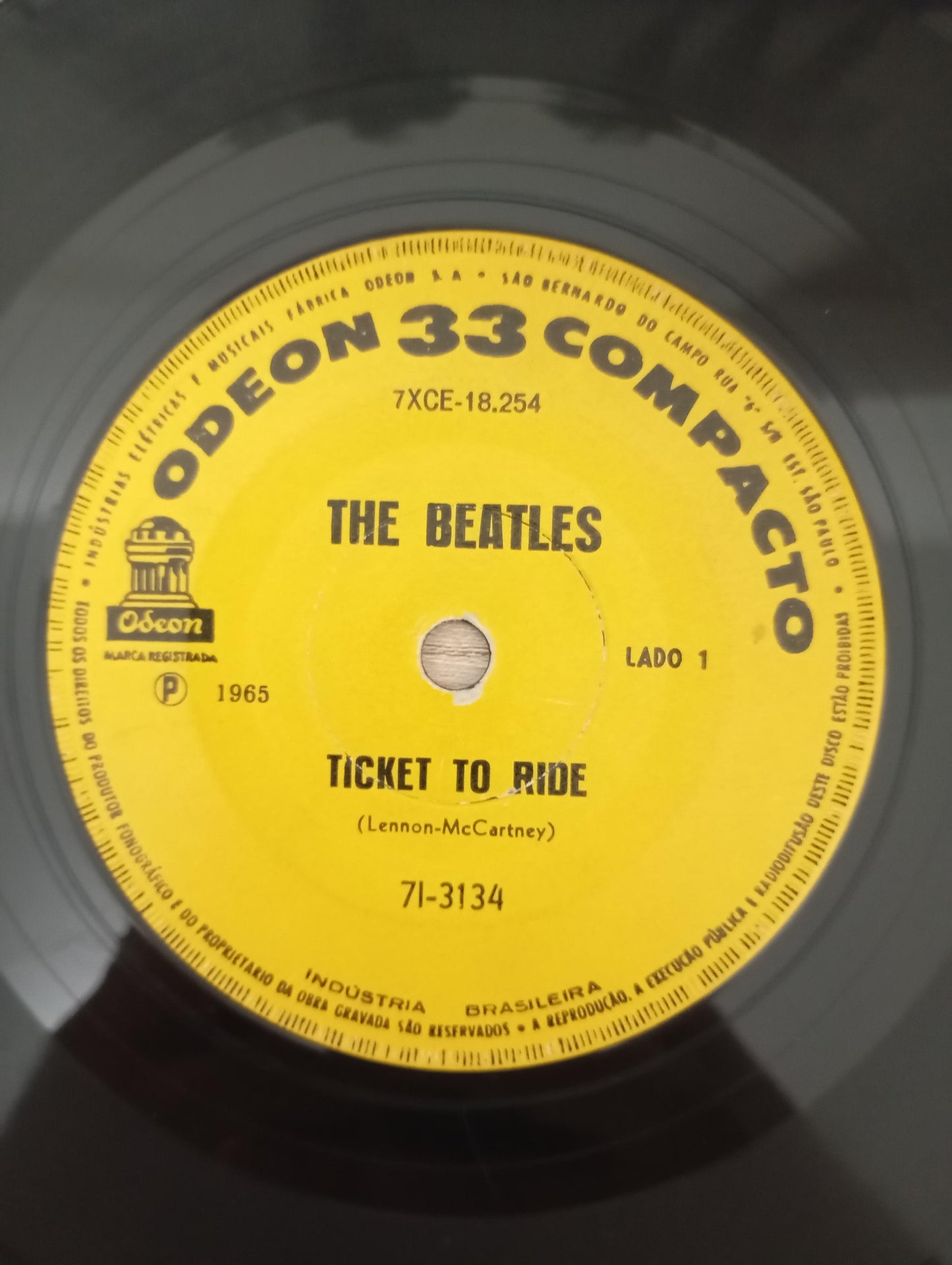 Vinil Compacto The Beatles Ticket To Ride / This Boy