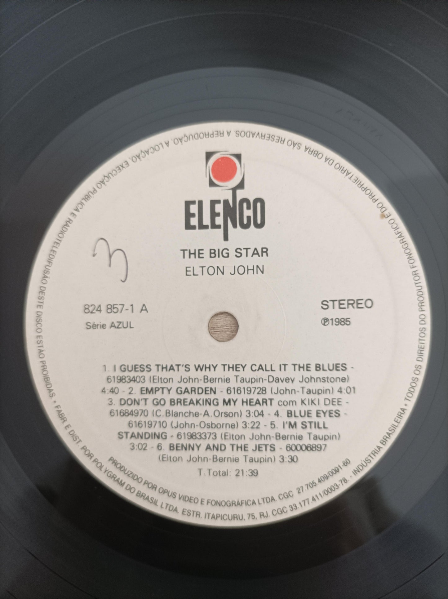 Lp Vinil Elton John The Big Star