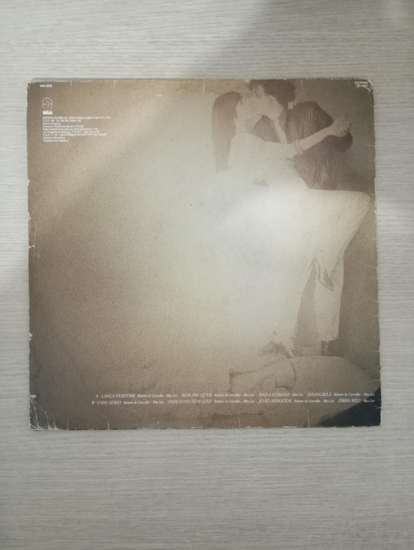 Disco Vinil Lança Perfume Rita Lee A