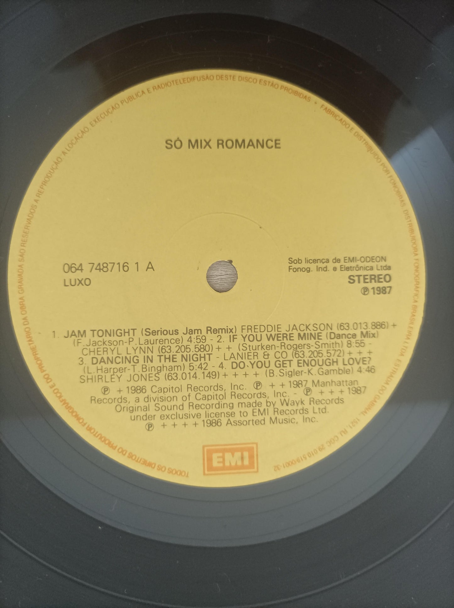Lp Vinil Só Mix Romance