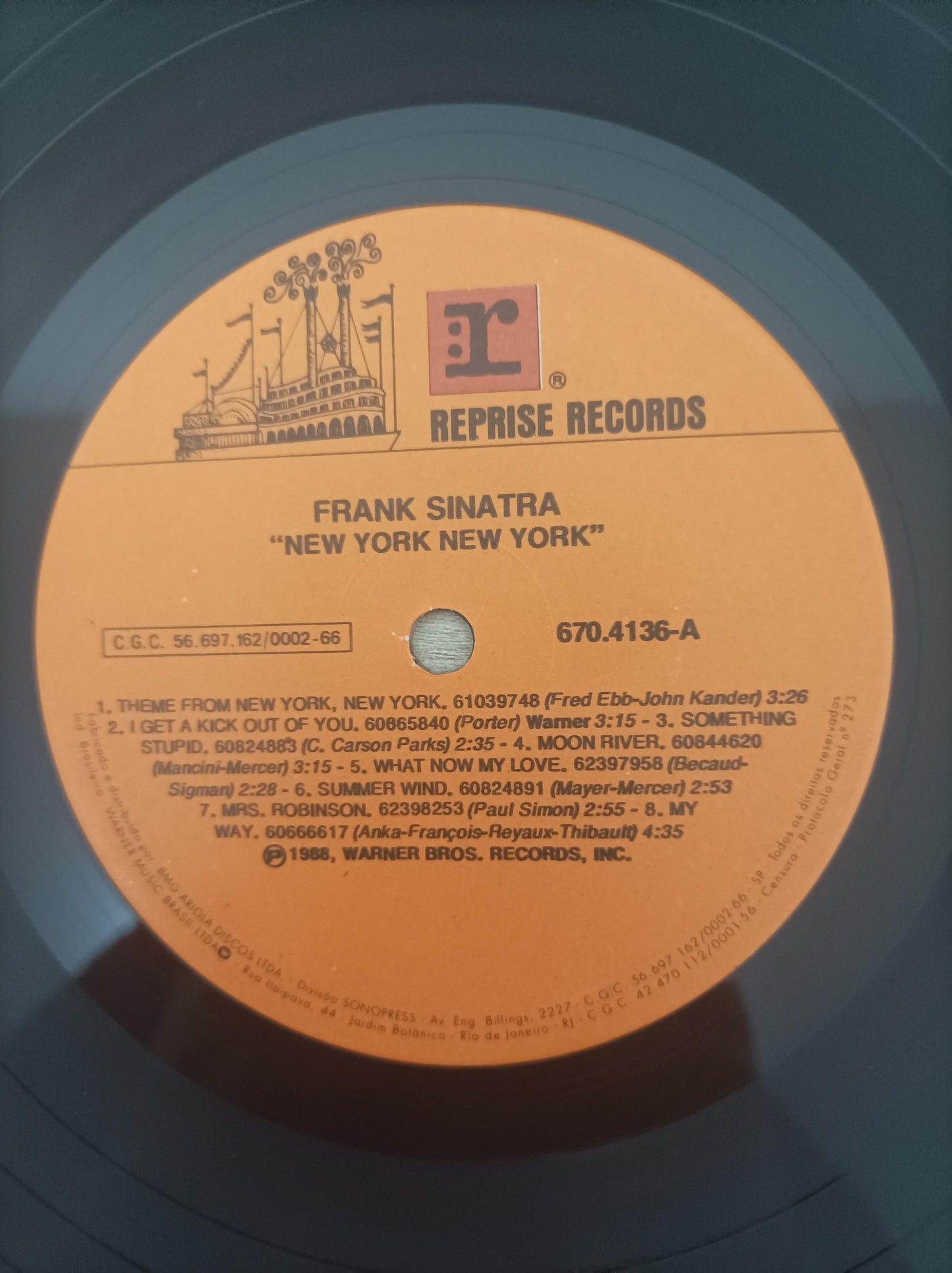 Lp Vinil Frank Sinatra New York New York: His Greatest Hits
