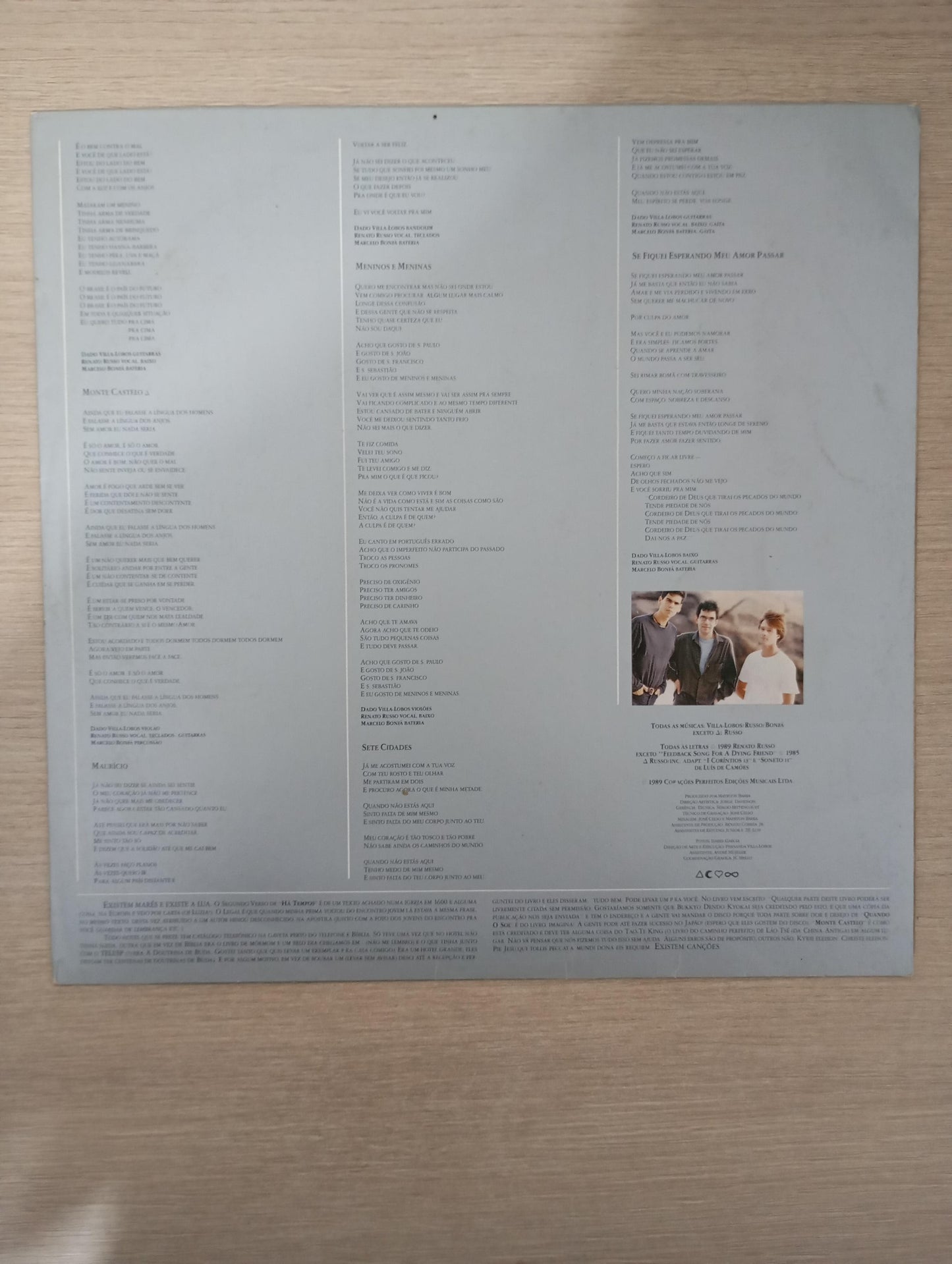 Lp Vinil Legião Urbana As Quatro Estações Com Encarte