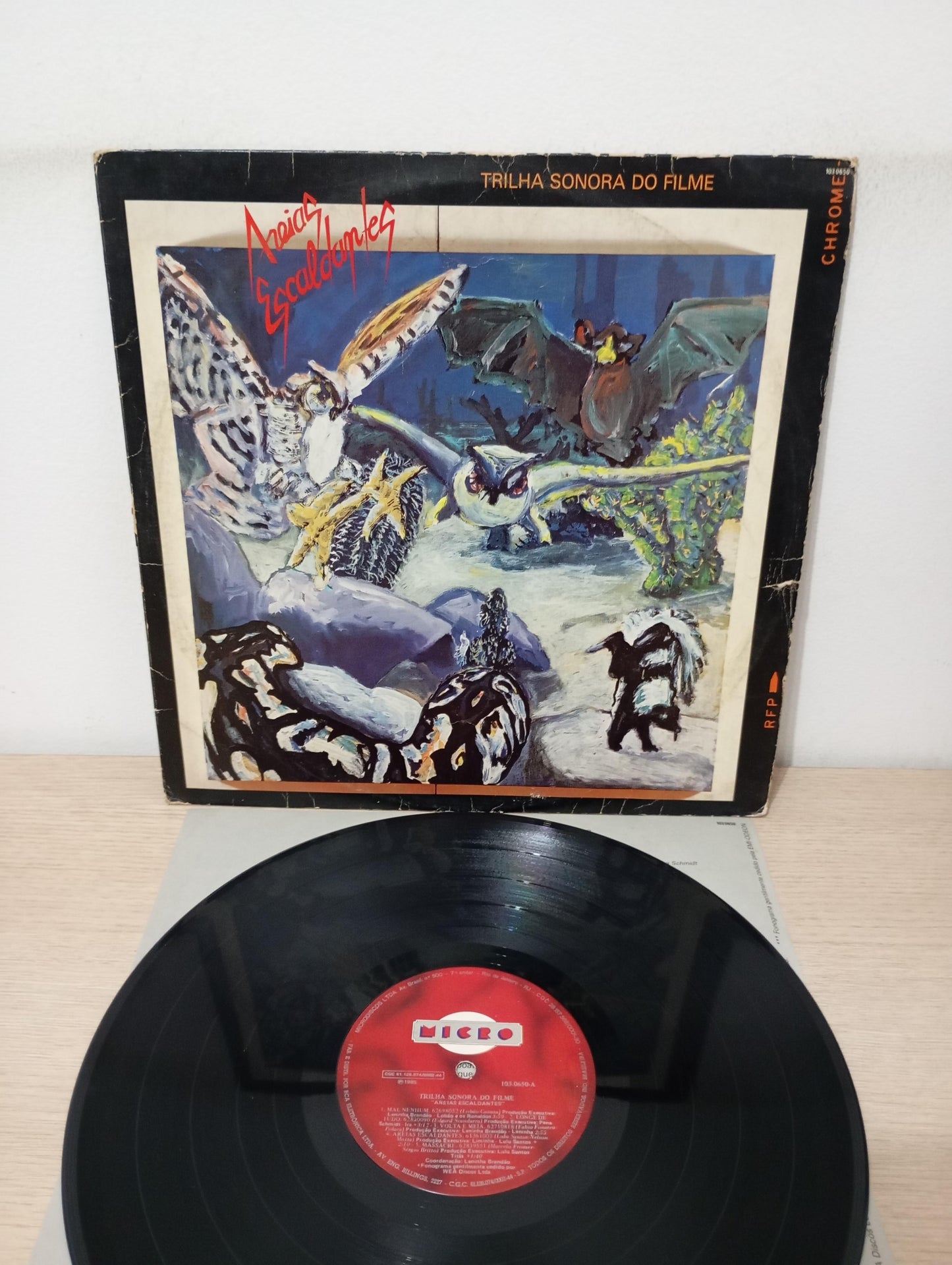 Lp Vinil Areias Escaldantes Com Encarte