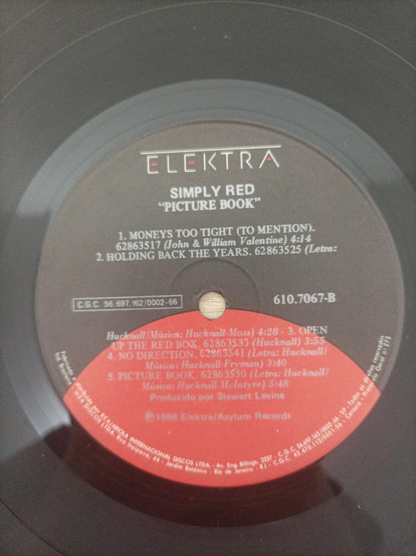 Lp Vinil Simply Red Picture Book