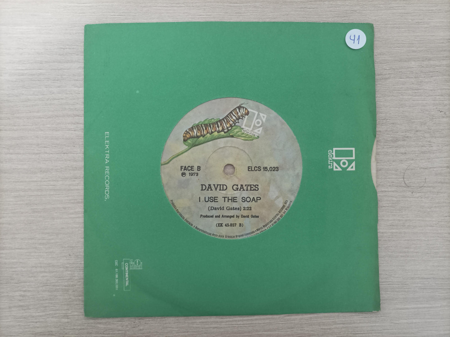 Vinil Compacto David Gates Clouds / I Use The Soap