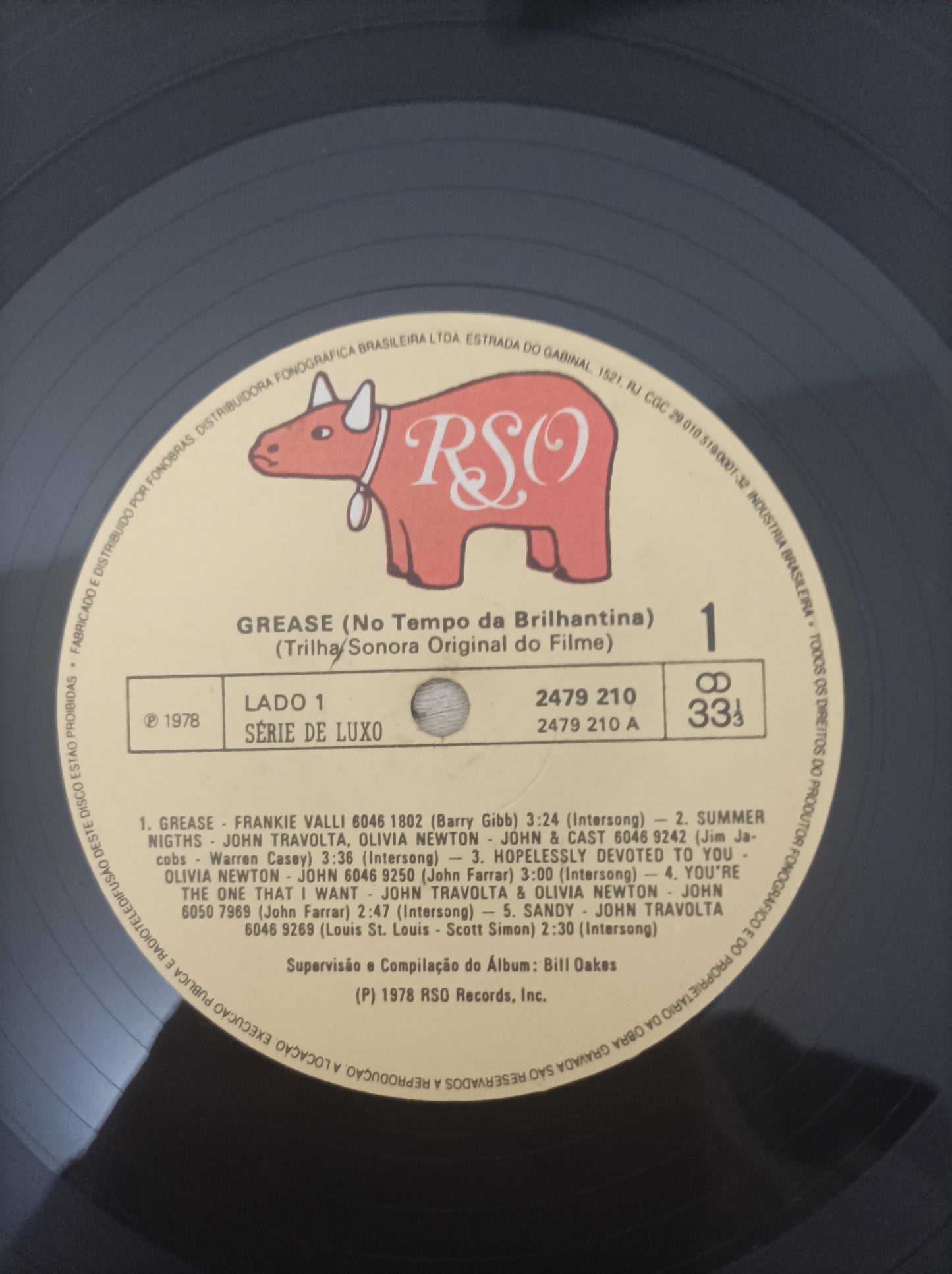 Lp Vinil Grease Nos Tempos da Brilhantina Duplo