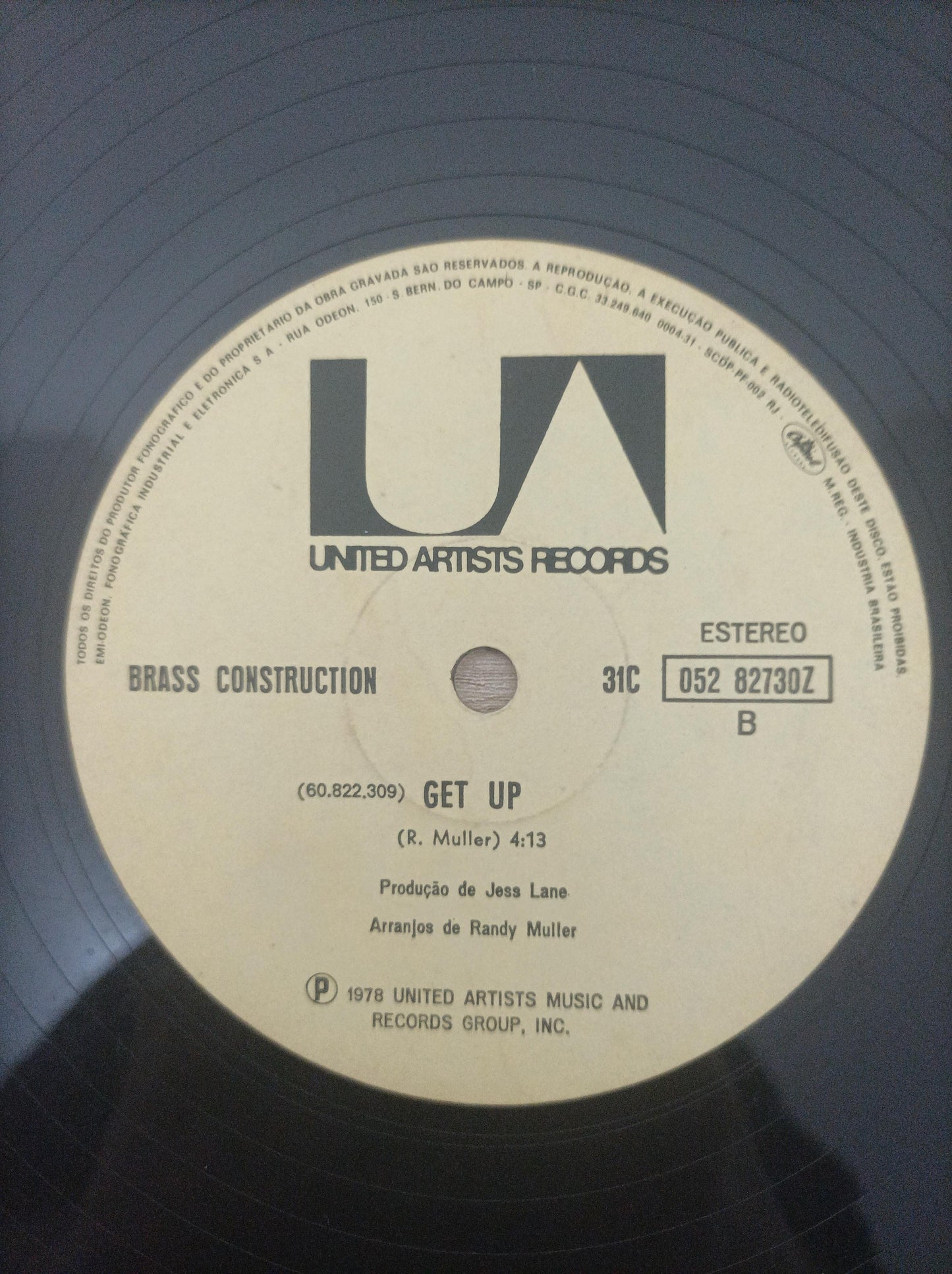 Lp Vinil Brass Construction Get Up, Leia