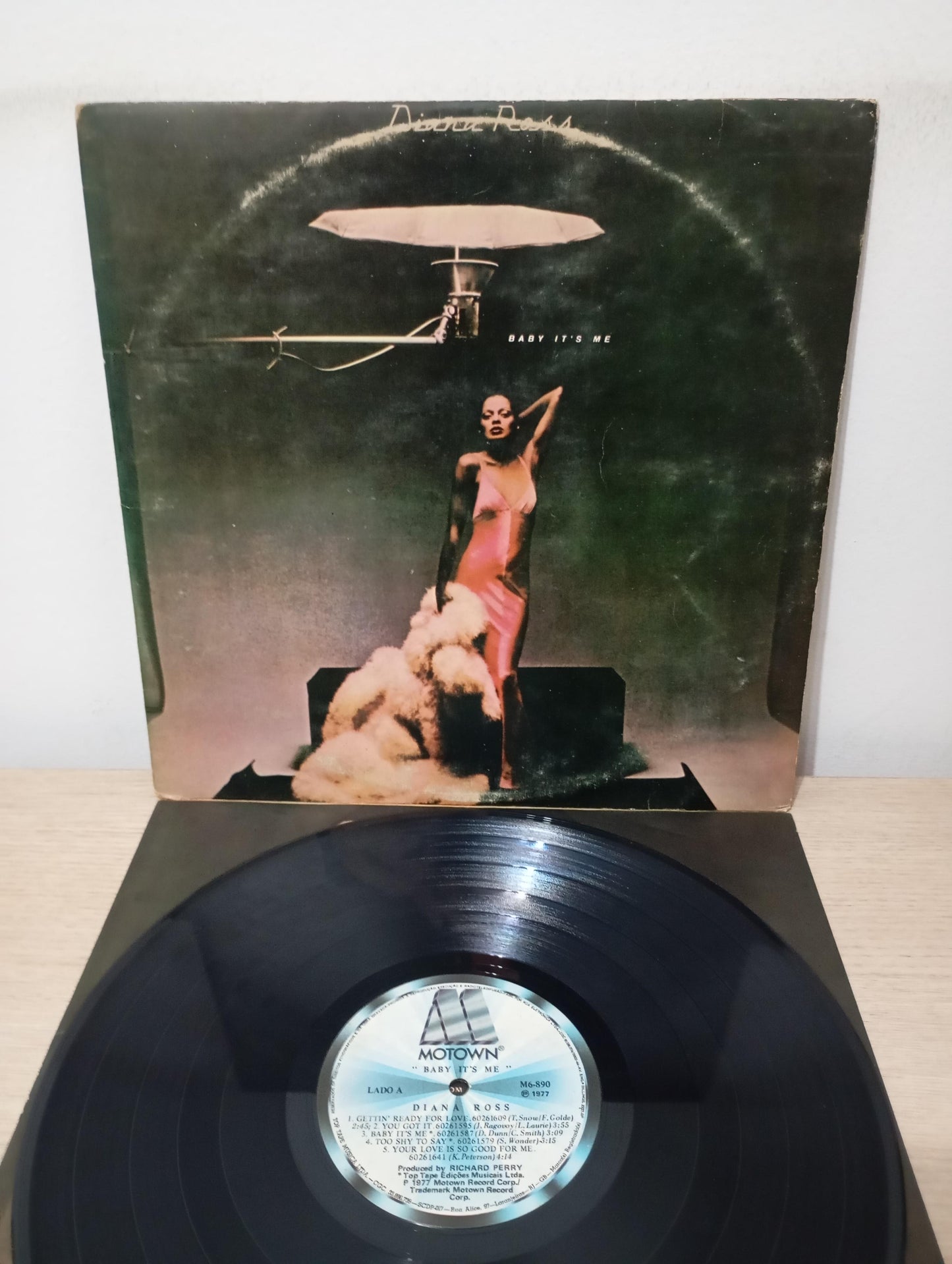 Disco Vinil Baby It's Me Diana Ross Com Encarte A