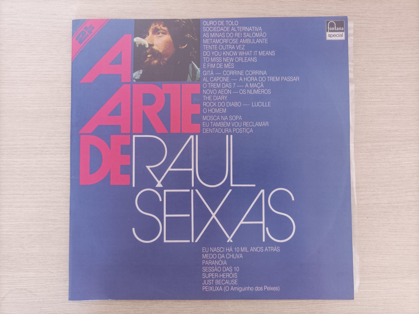 Lp Vinil Raul Seixas A Arte de Duplo