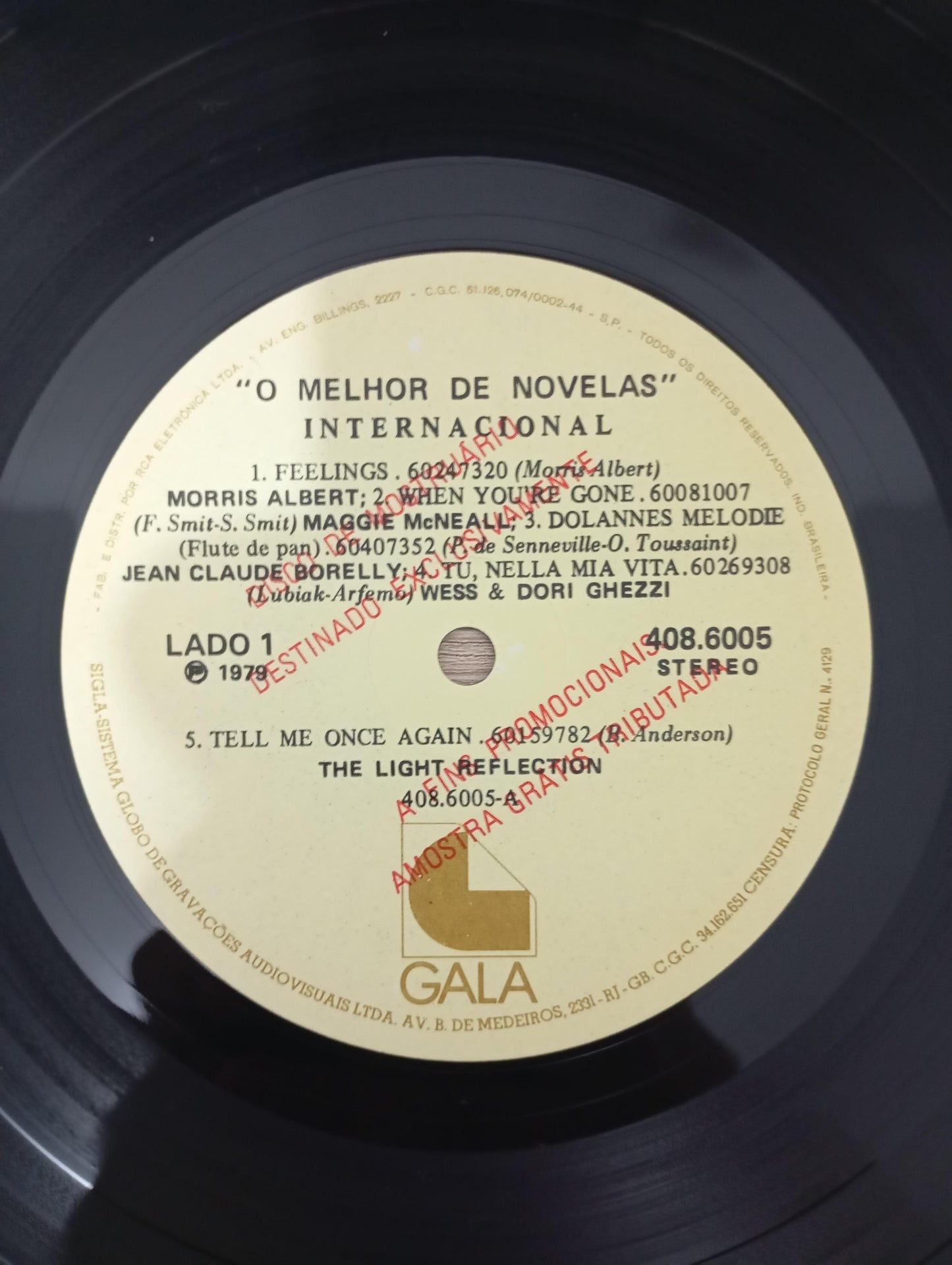 Lp Vinil Gala 79 Apresenta O Melhor de Novelas Internacional