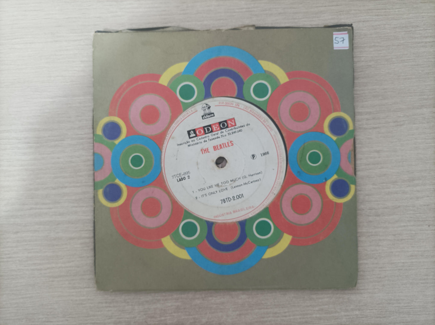 Compacto Vinil The Beatles Yesterday / You like me too much