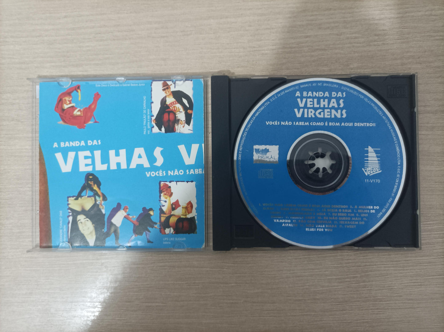CD Velhas Virgens Vocês Não Sabem Como É Bom Aqui Dentro!!