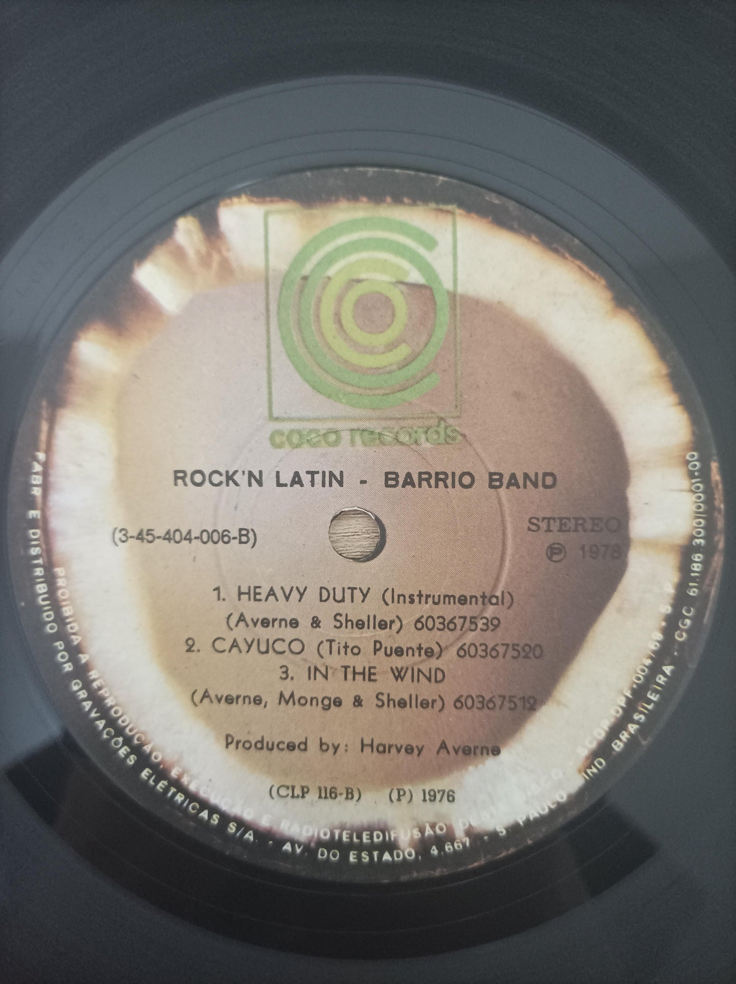 Lp Vinil Barrio Band Rock N Latin