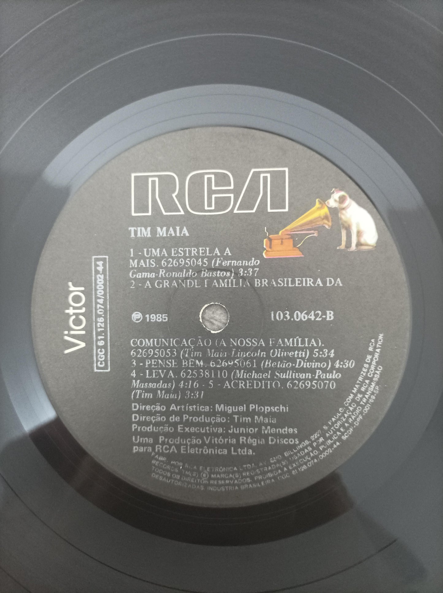 Lp Vinil Tim Maia 1985 Com Encarte
