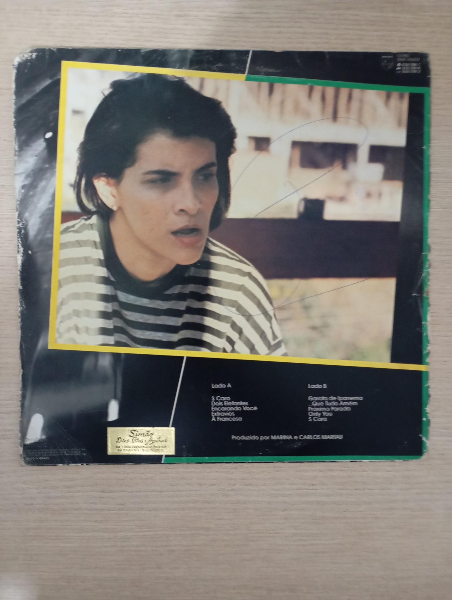 Lp Vinil Marina Lima Próxima Parada Com Encarte