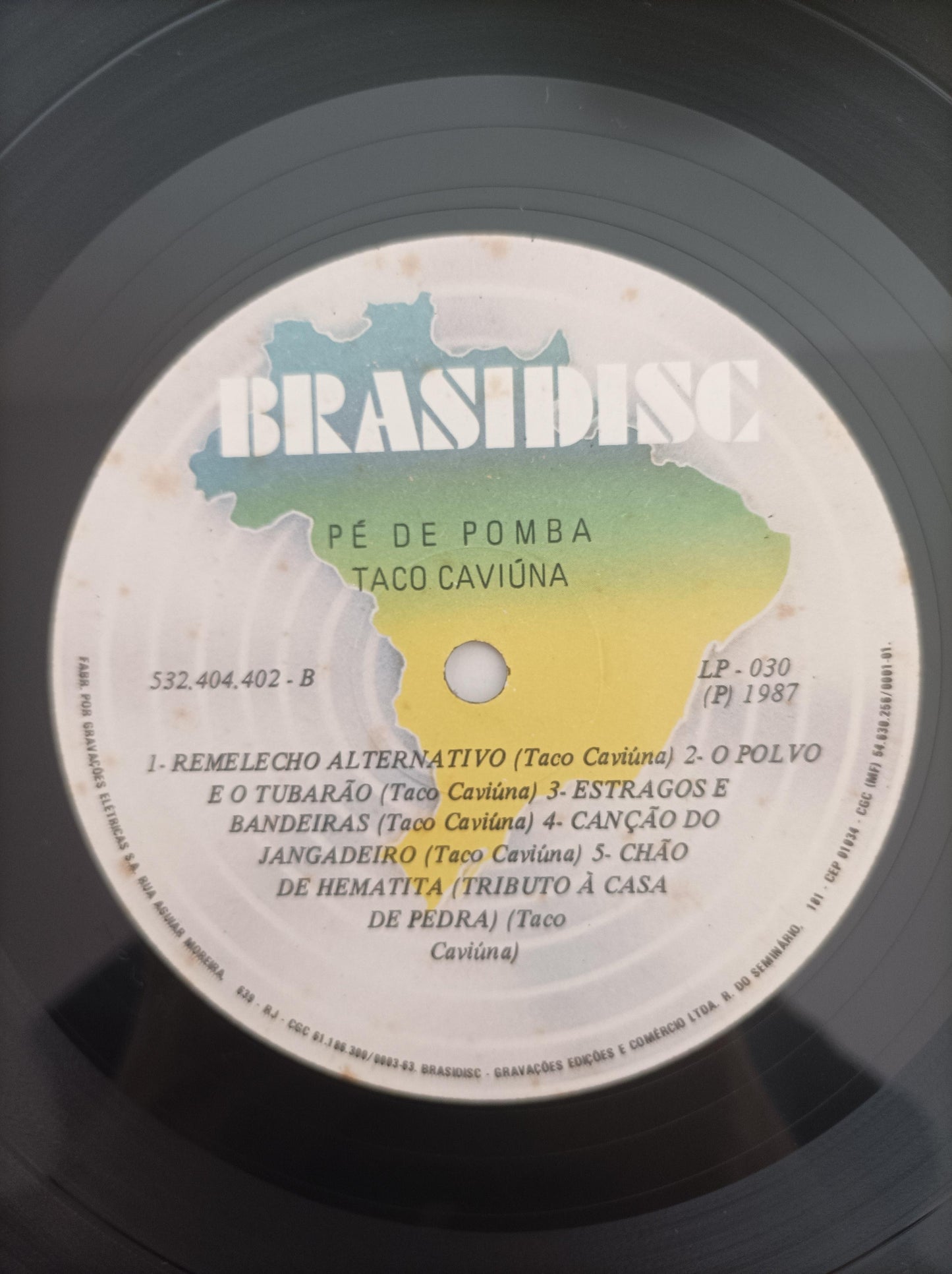 Lp Vinil Taco Caviúna Pé De Pomba Com Encarte