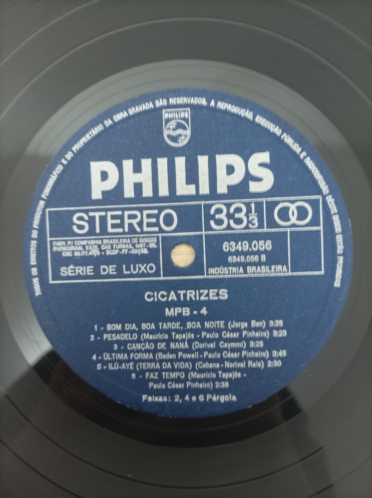 Lp Vinil MPB4 Cicatrizes Capa Dupla