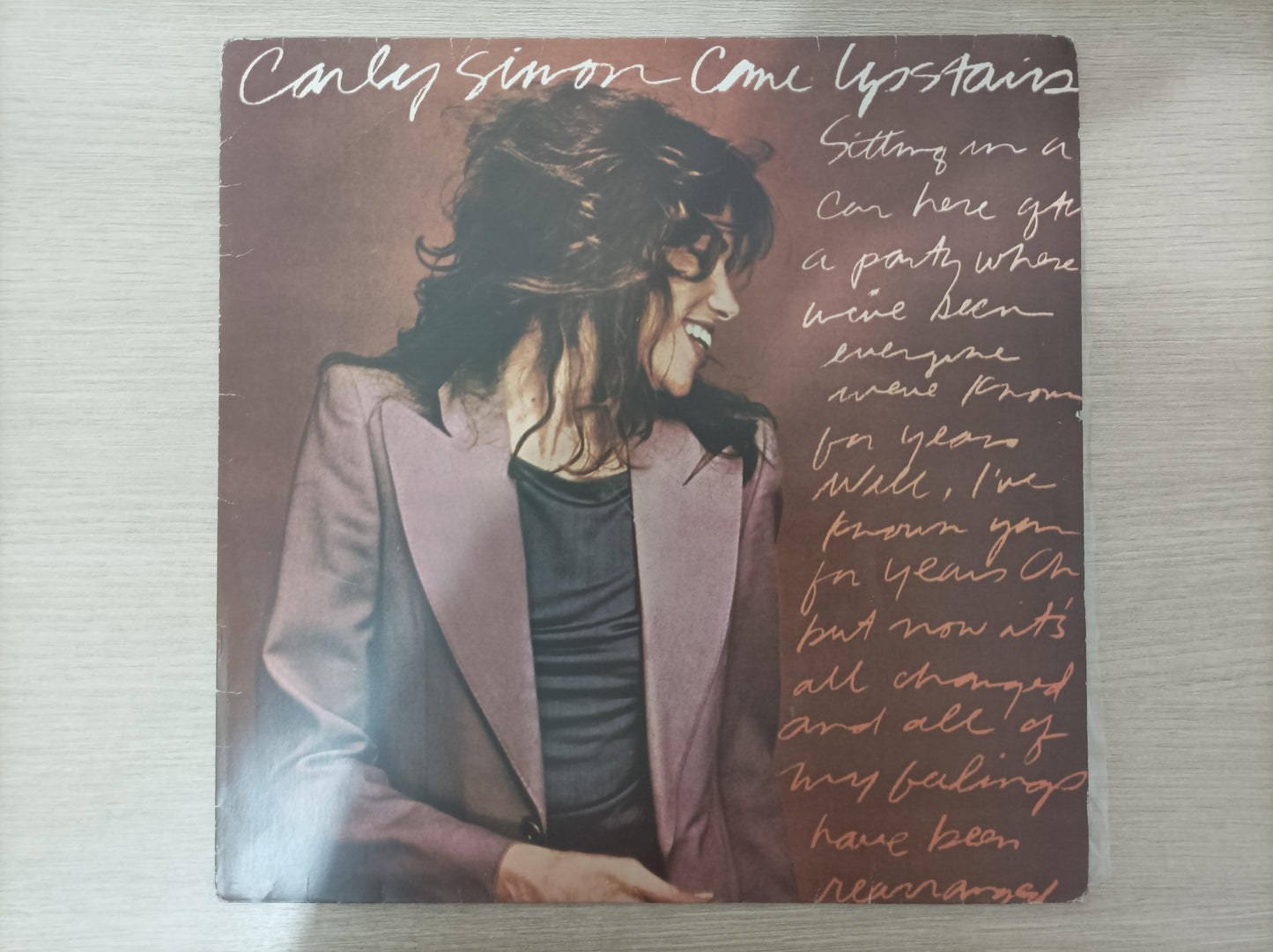 Lp Vinil Carly Simon Come Upstairs Com Encarte