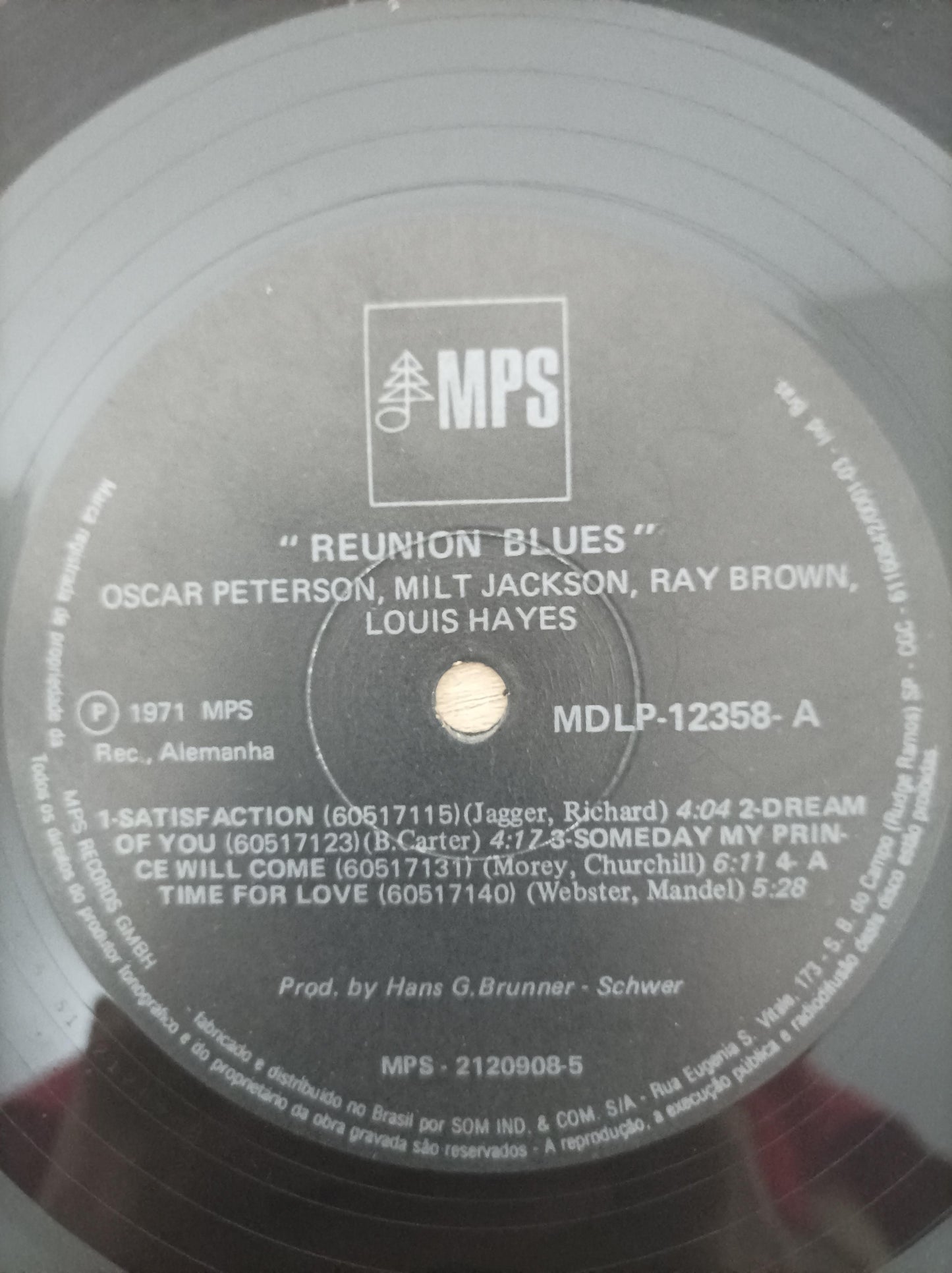 Lp Vinil Oscar Peterson Reunion Blues Capa Dupla