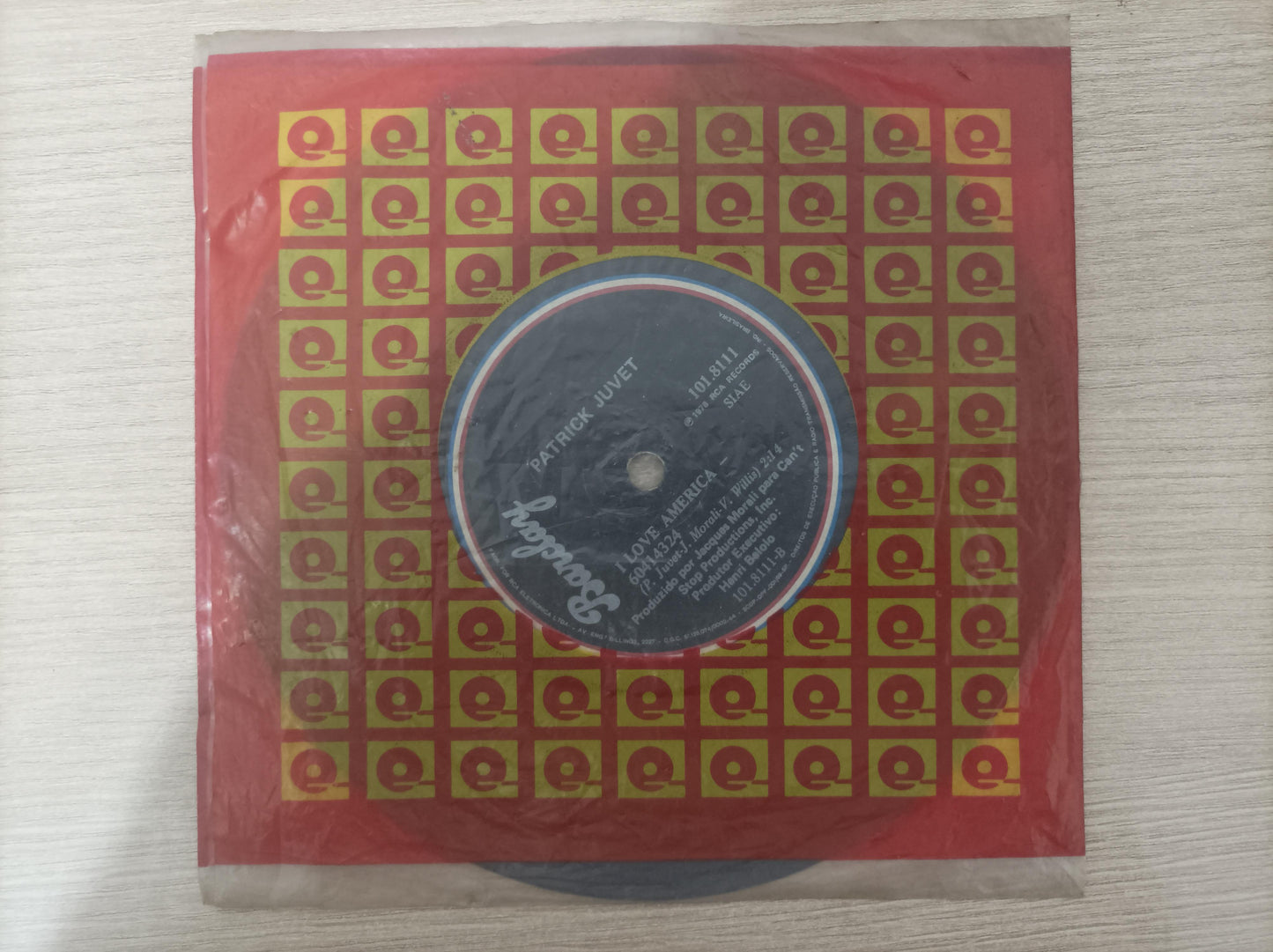 Compacto Vinil Patrick Juvet I Love America