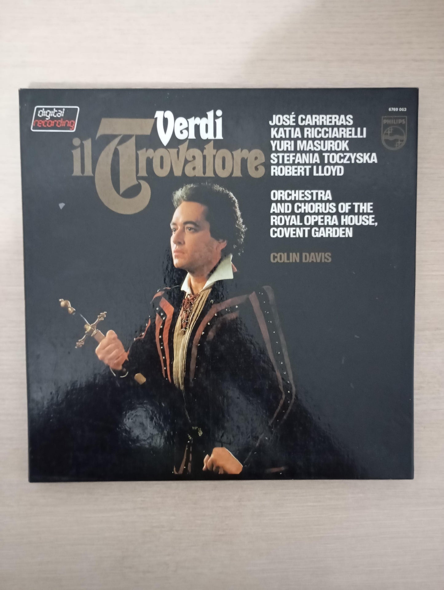 Lp Vinil Verdi Il Trovatore Box Triplo Com Encartes