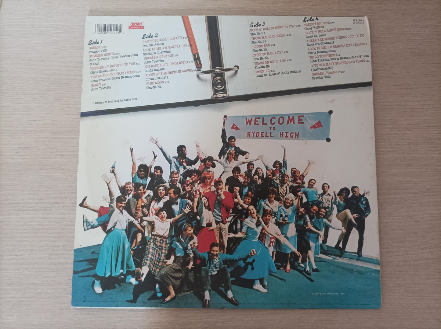 Lp Vinil Nos tempos da brilhantina Grease Duplo com encarte