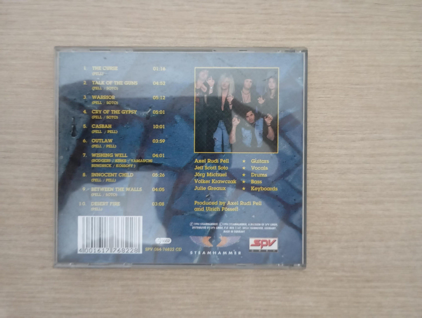 CD Axel Rudi Pell Between The Walls Importado