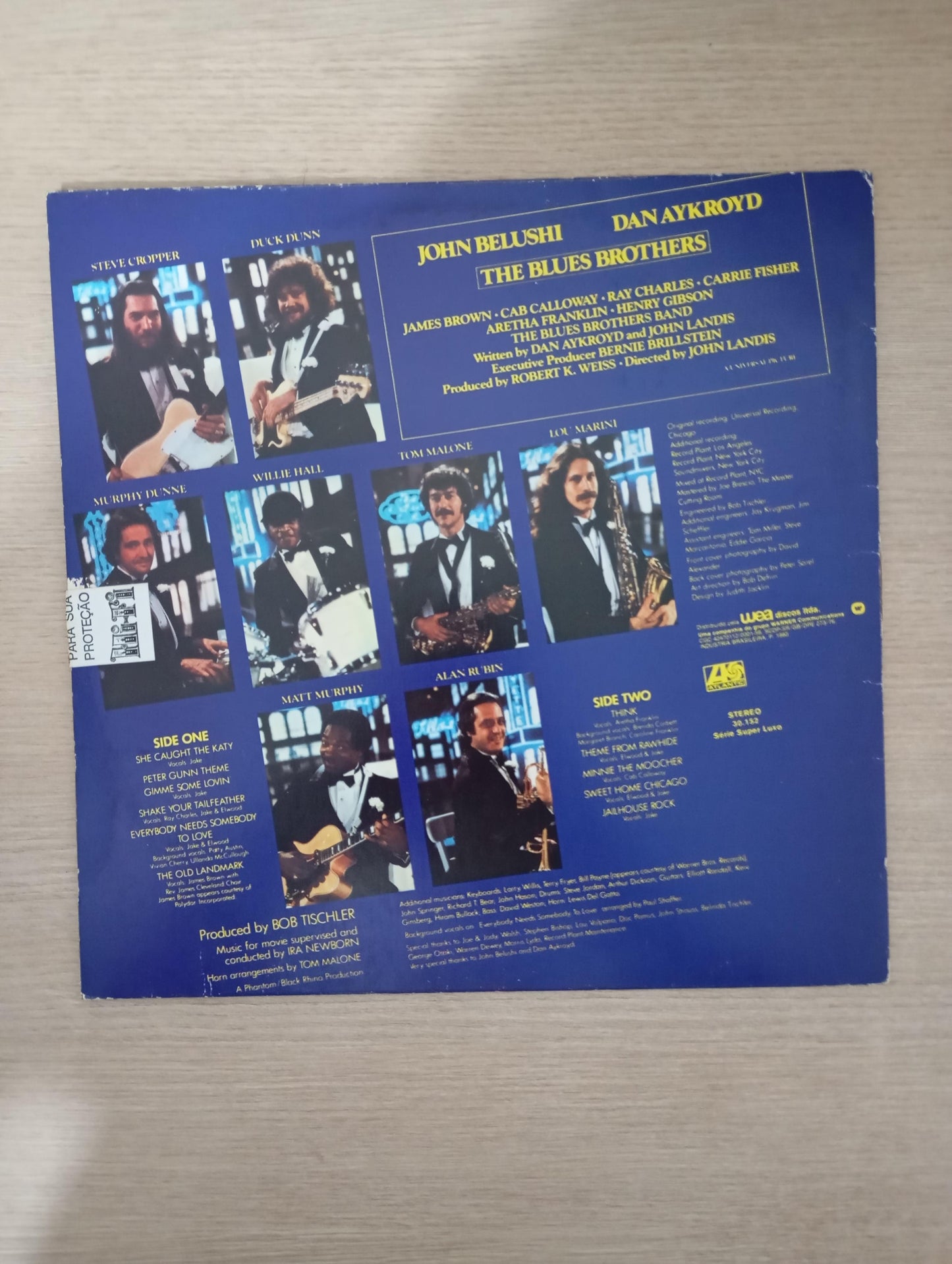Lp Vinil The Blues Brothers Os Irmãos Cara de Pau