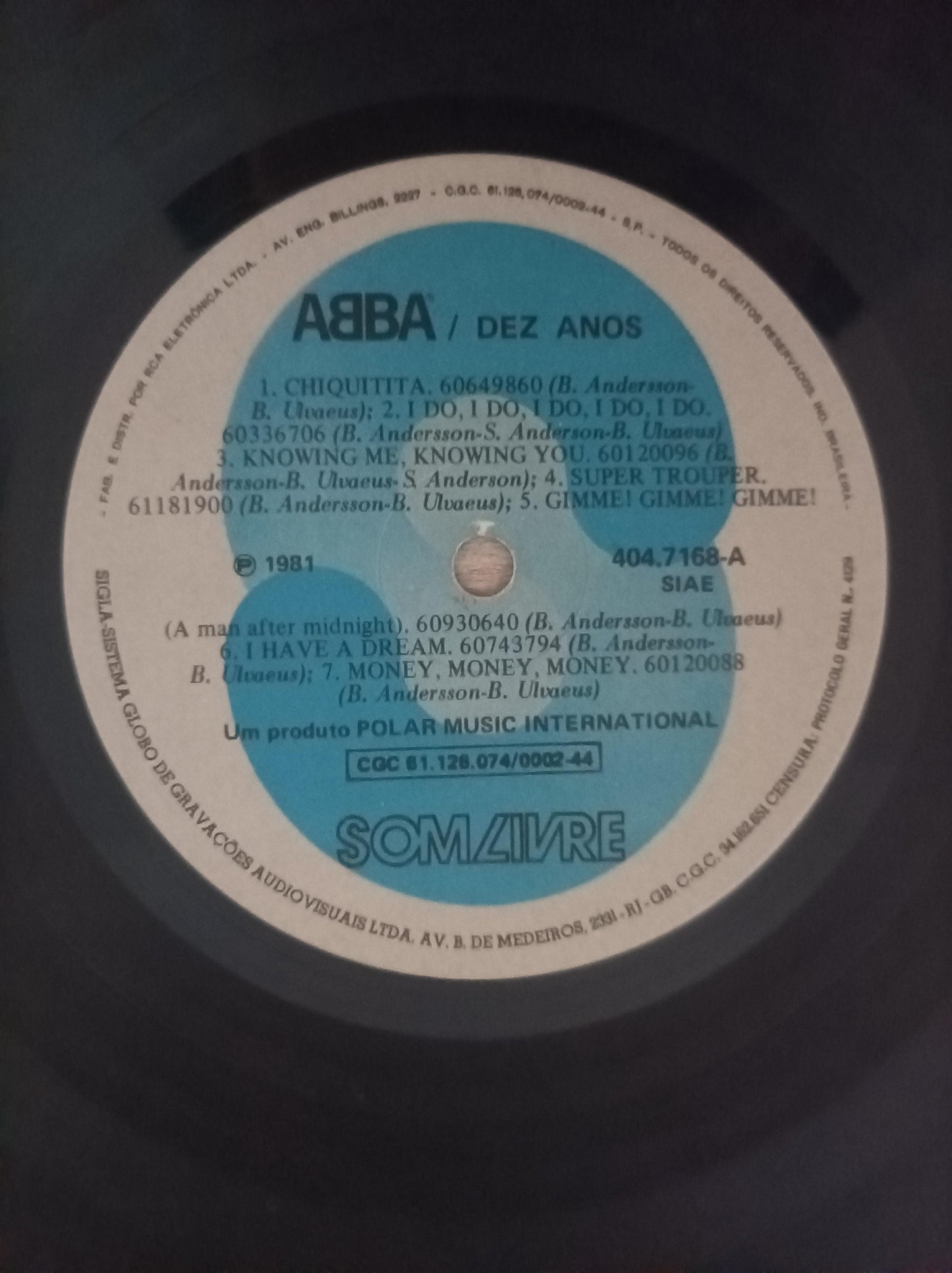 Lp Vinil ABBA Dez Anos