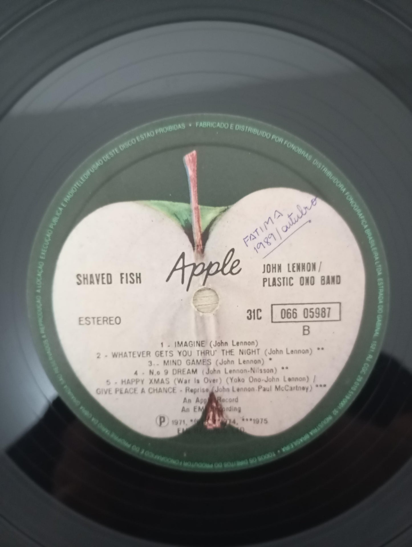 Lp Vinil John Lennon Shaved Fish Com Encarte