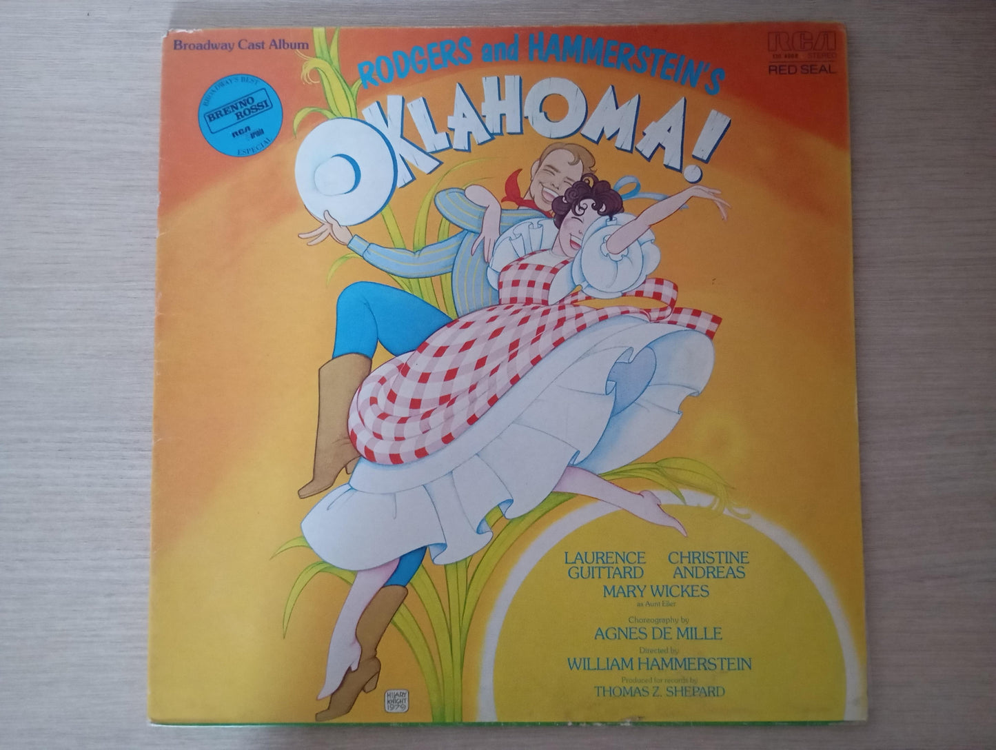 Lp Vinil Rodgers & Hammerstein Oklahoma Broadway Capa Dupla
