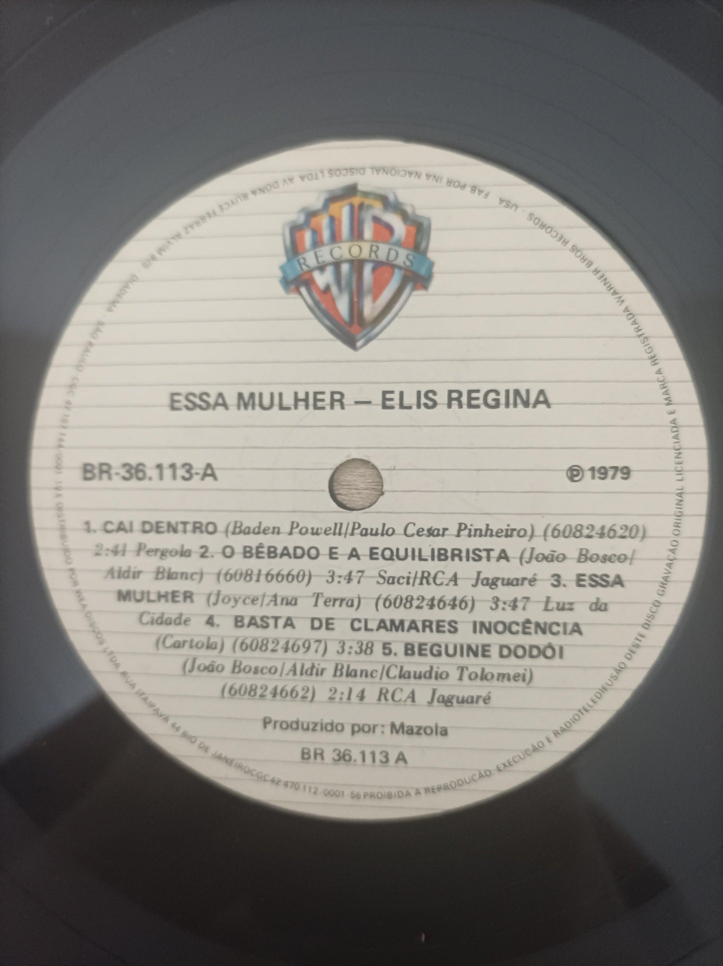 Lp Vinil Elis Regina Essa mulher Capa Dupla