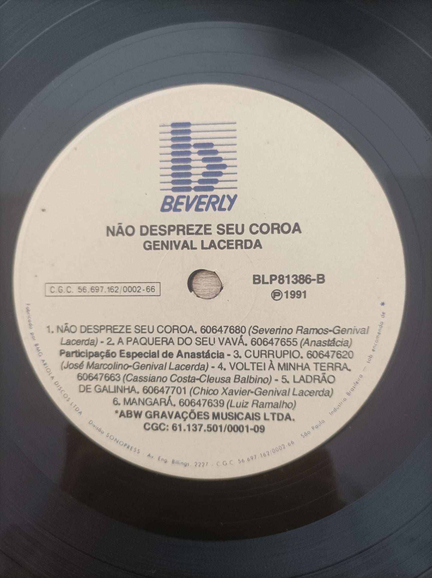 Lp Vinil Genival Lacerda Não Despreze Seu Coroa