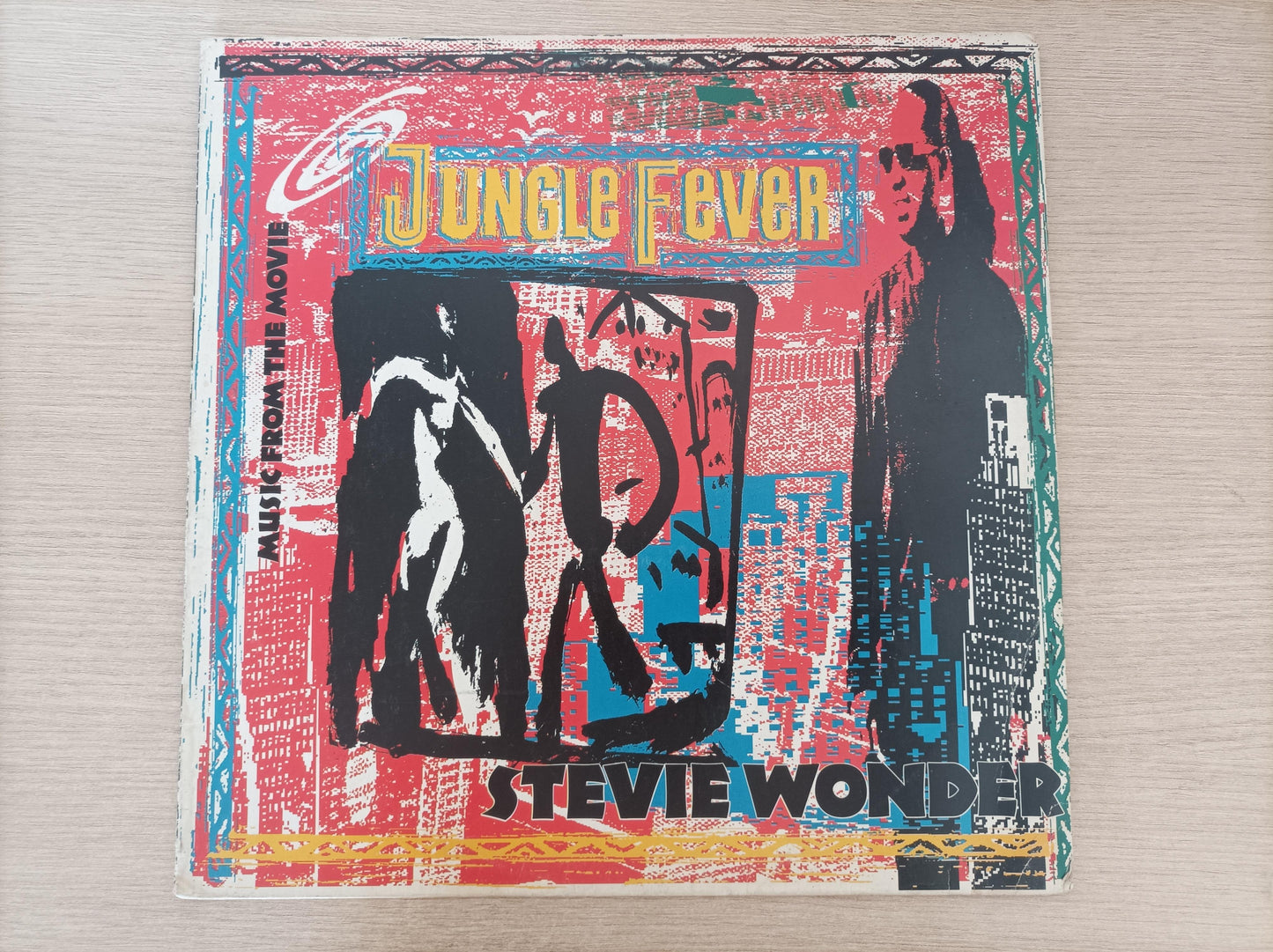 Lp Vinil Stevie Wonder Jungle Fever Com Encarte
