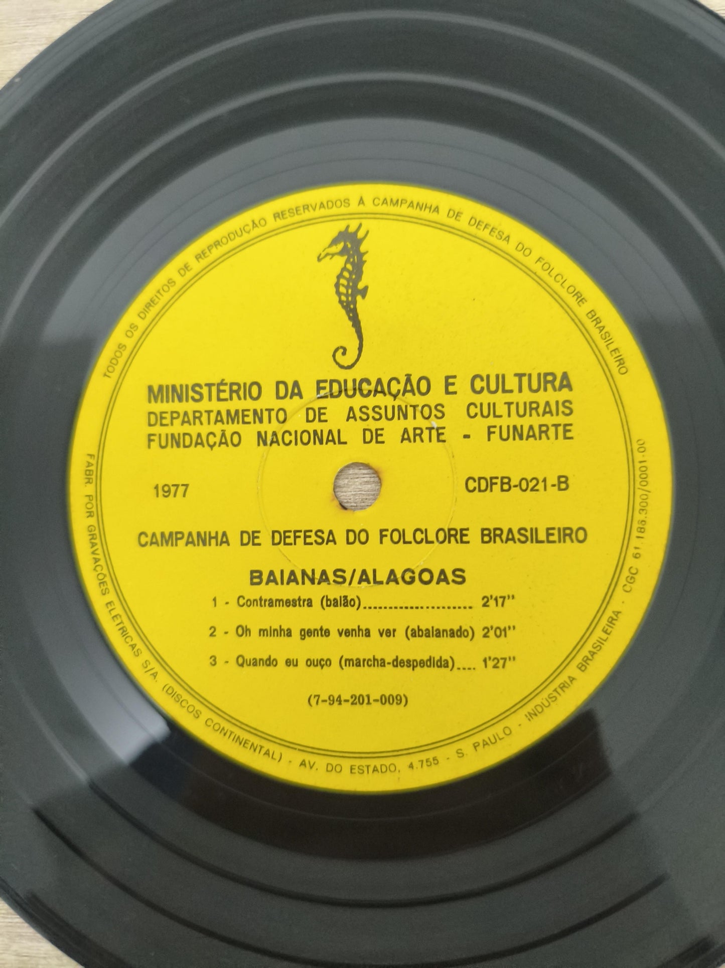 Compacto Vinil Folclore Brasileiro 21 Baianas / Alagoas