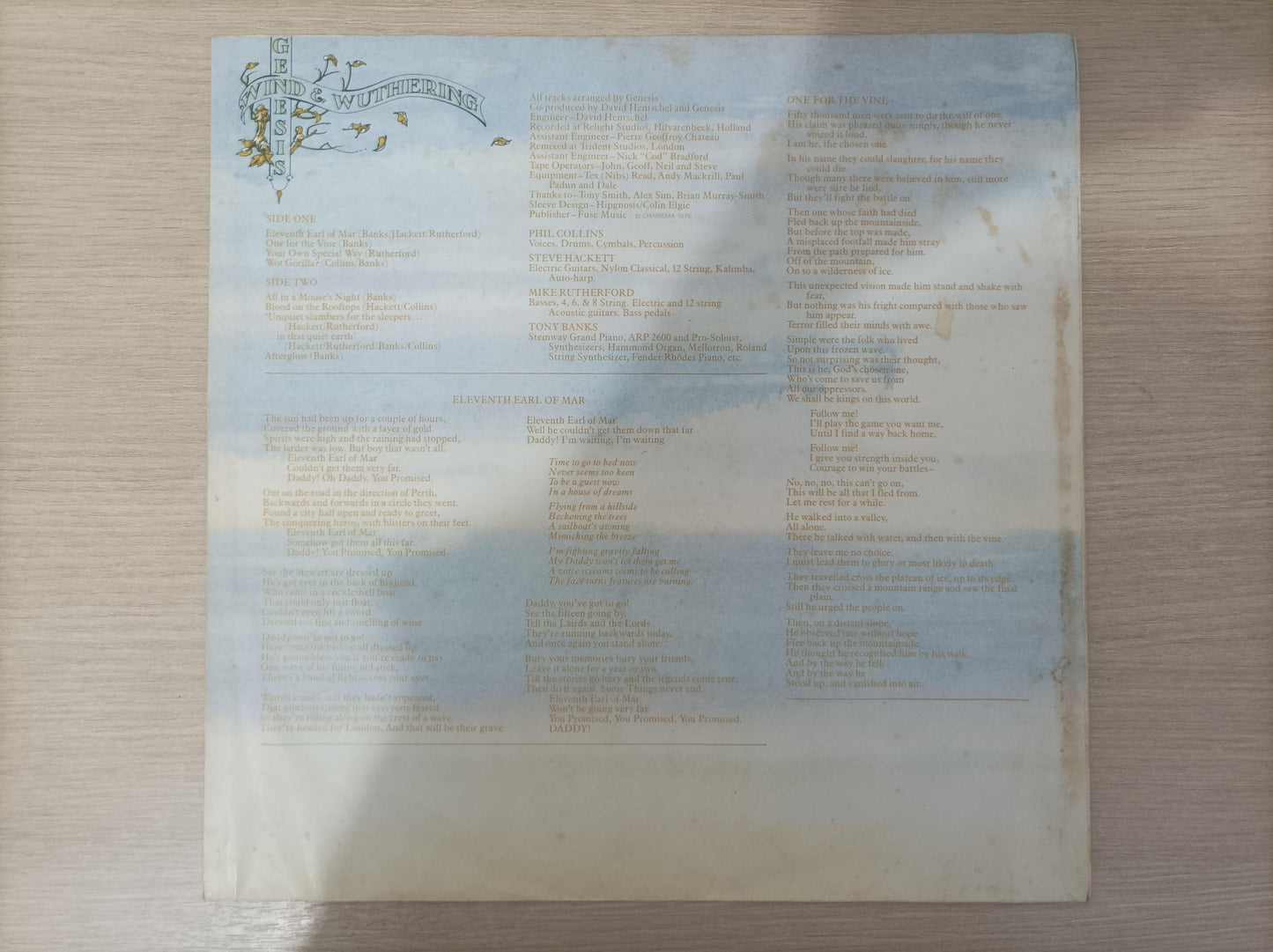 Disco Vinil Wind & Wuthering Genesis Com Encarte A
