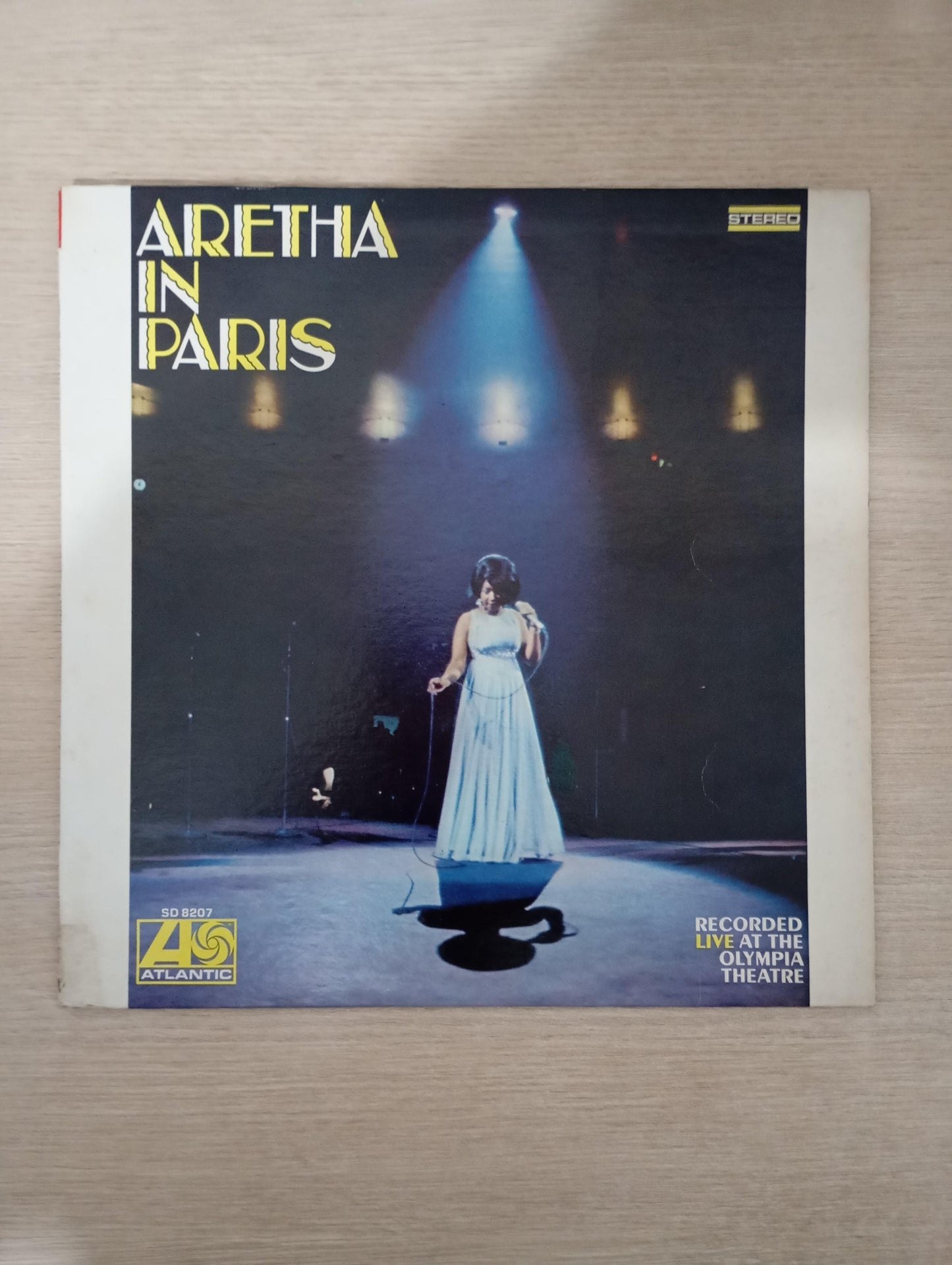 Lp Vinil Aretha Franklin Aretha In Paris C Encarte Importado