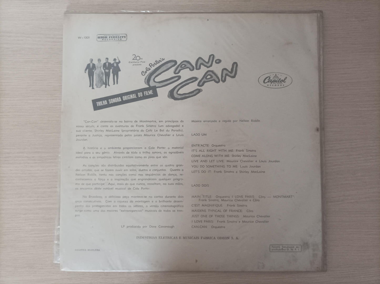 Disco Vinil Can Can Frank Sinatra A