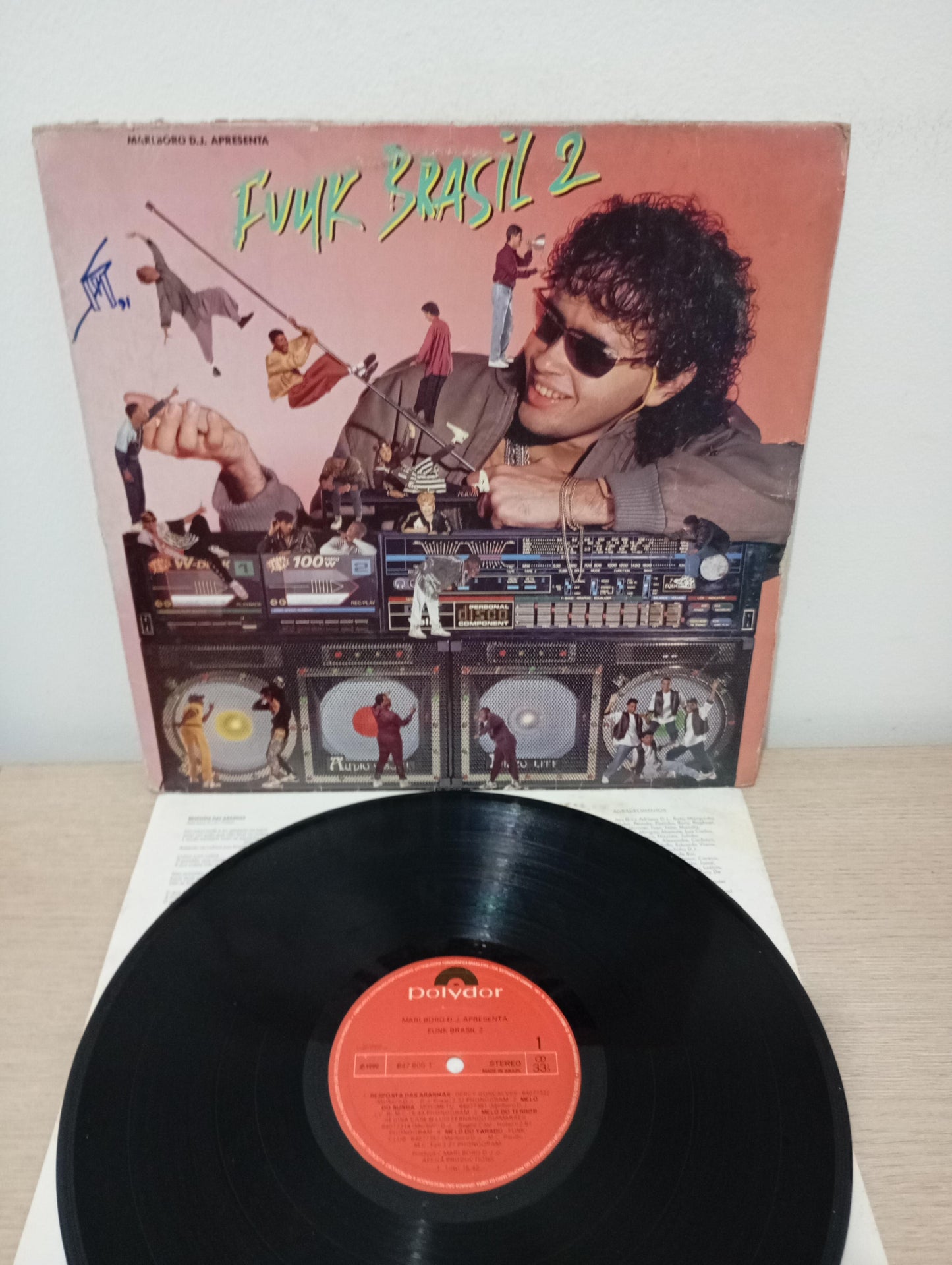 Lp Vinil DJ Marlboro Funk Brasil 2 Com Encarte