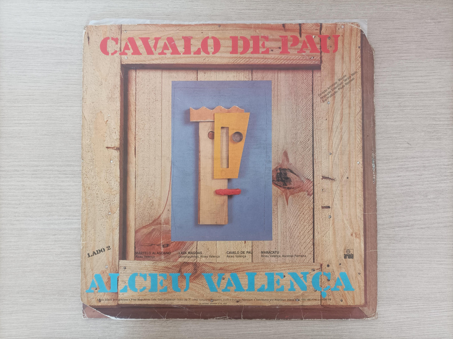 Lp Vinil Alceu Valença Cavalo De Pau Com Encarte