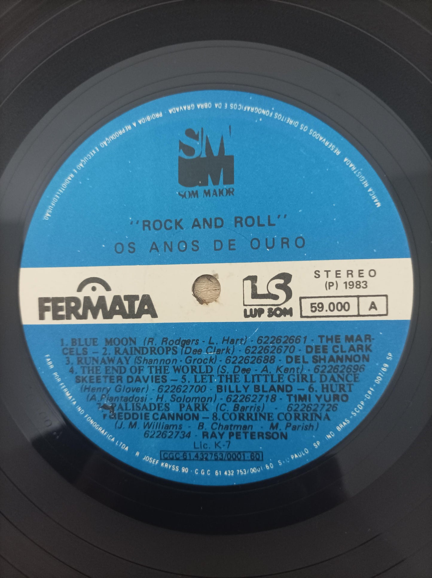 Lp Vinil Os Anos de Ouro do Rock 'n' Roll