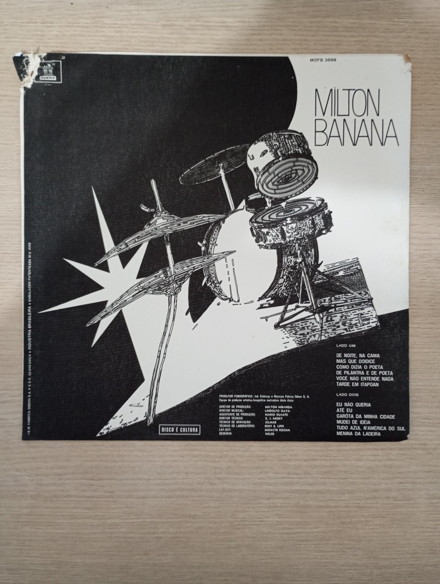 Disco Vinil 1971 Milton Banana A