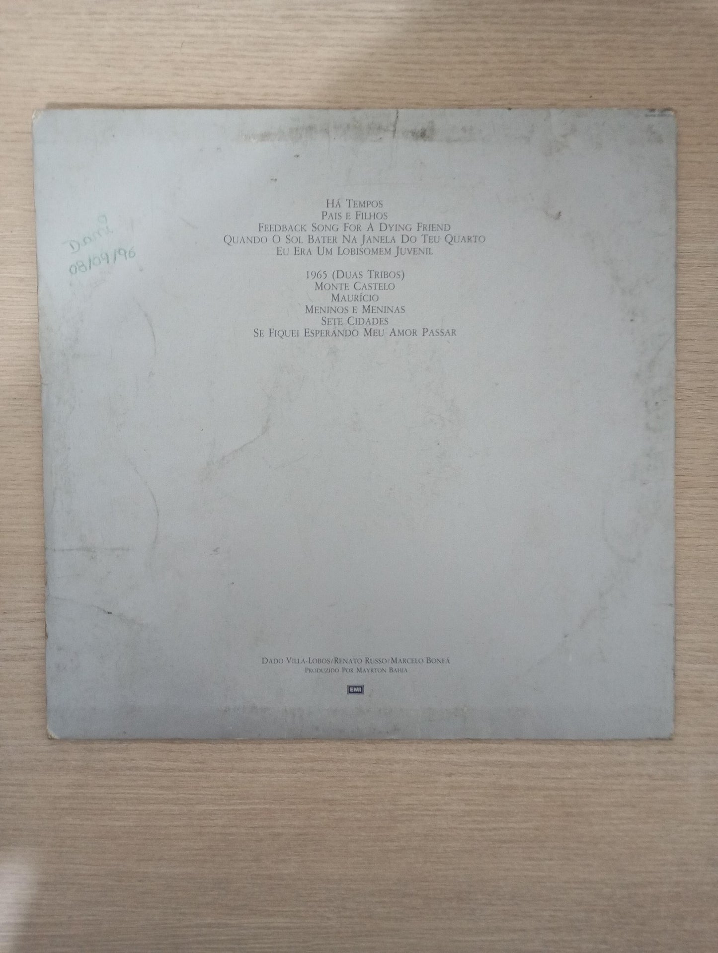 Lp Vinil Legião Urbana As Quatro Estações Com Encarte