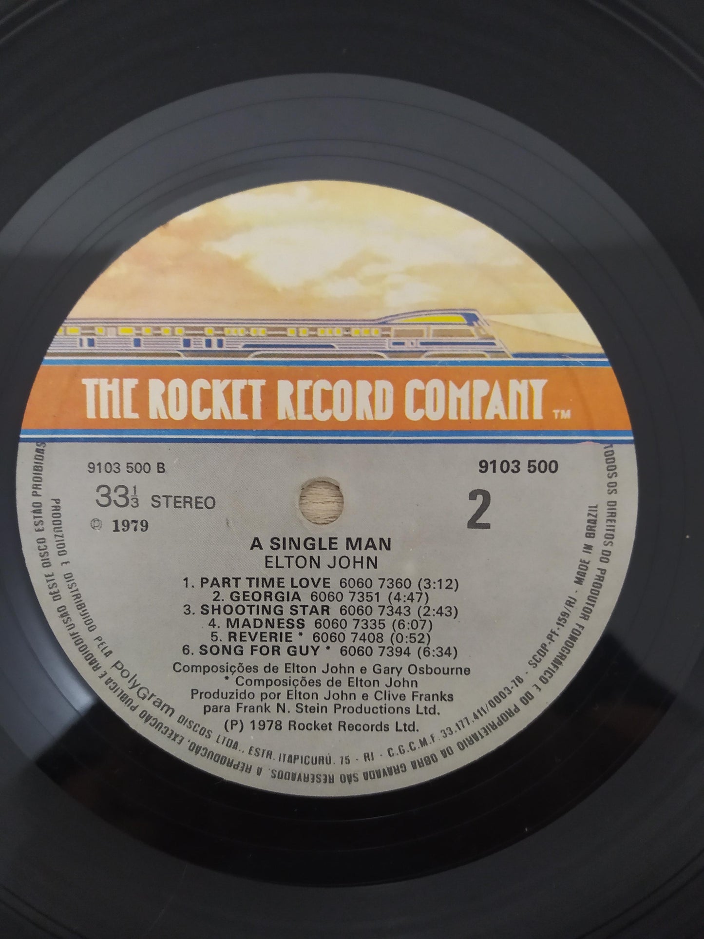 Lp Vinil Elton John B A Single Man Capa Dupla