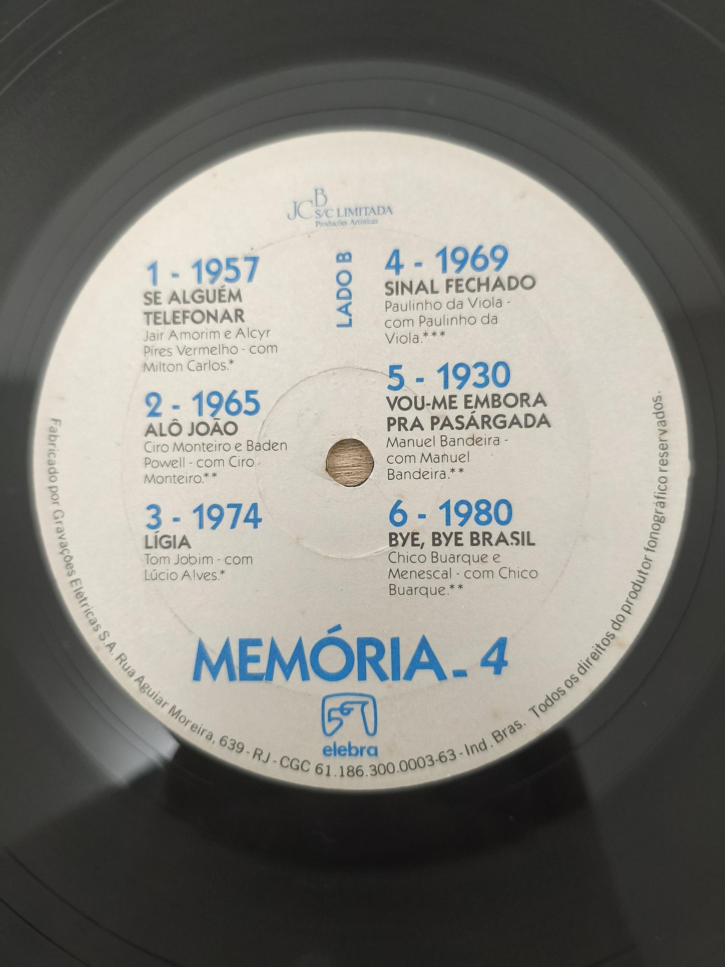 Lp Vinil Memória Vol. 4 Capa Dupla
