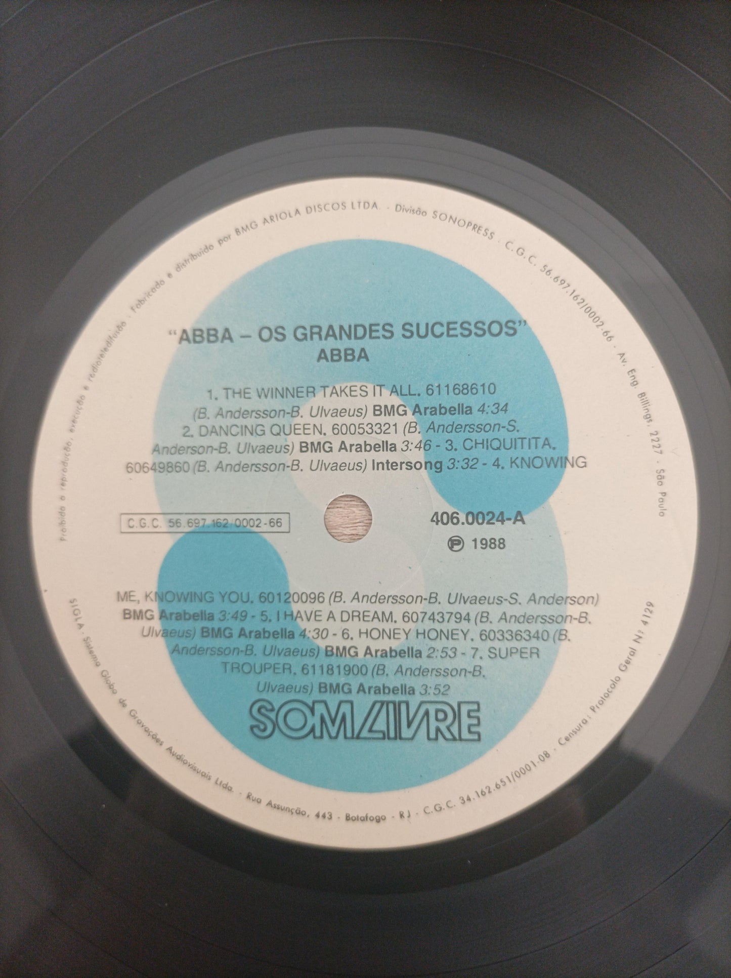 Lp Vinil ABBA Os Grandes Sucessos
