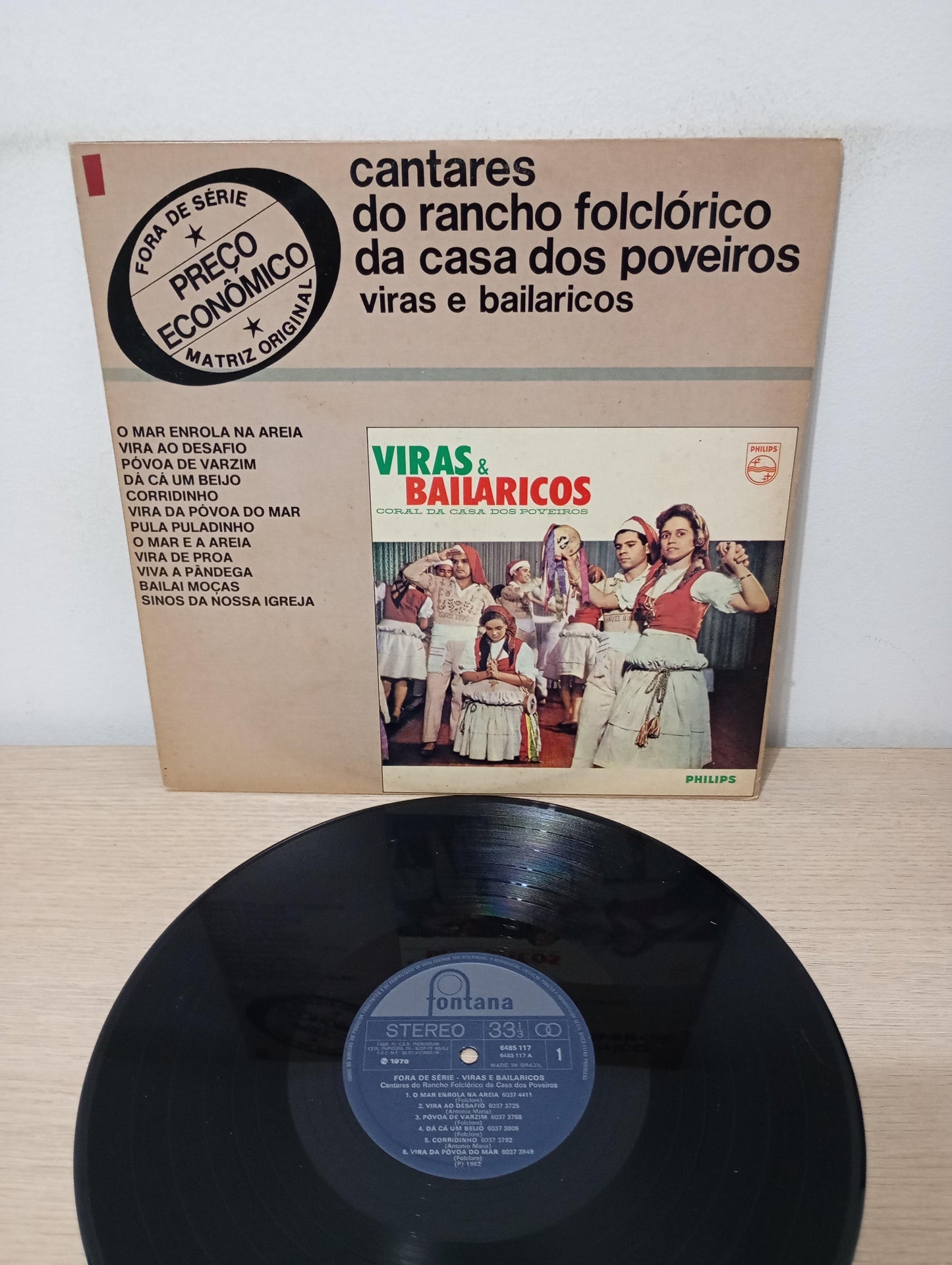 Lp Vinil Viras e Bailaricos Cantares do Rancho Folclórico