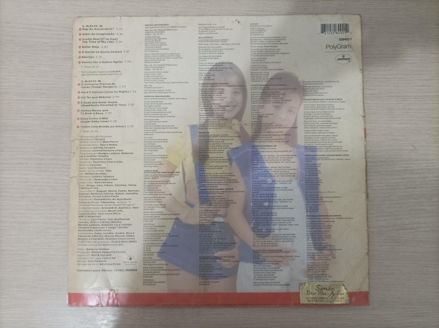 Lp Vinil Sandy & Junior Você É D+!