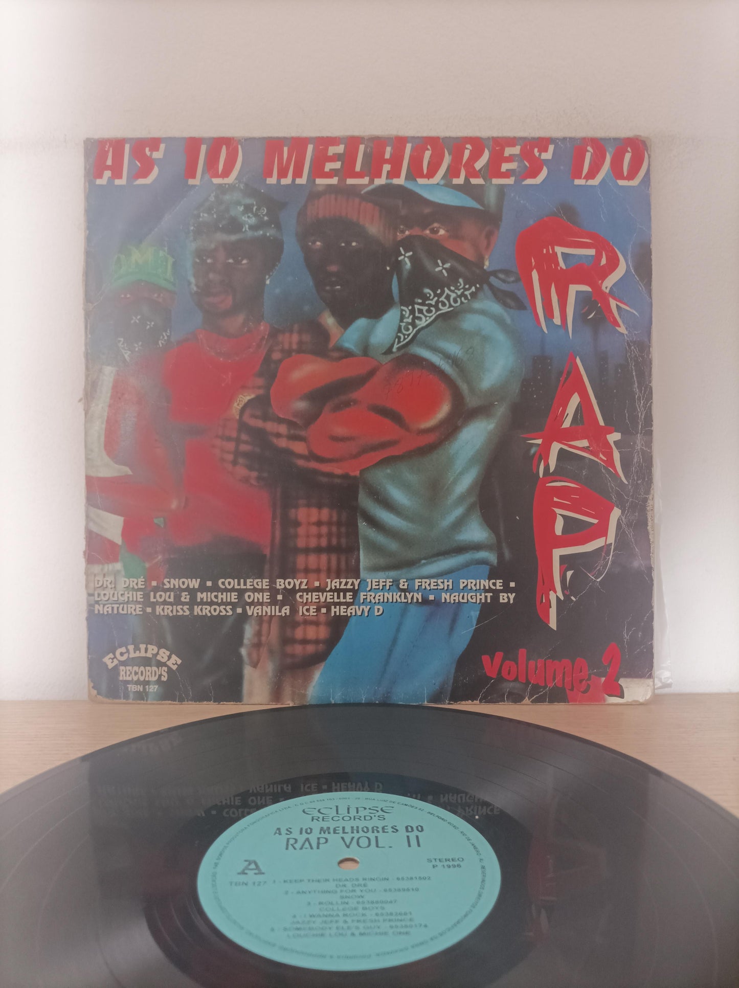 Disco Vinil do Rap Vol. 2 As 10 Melhores A